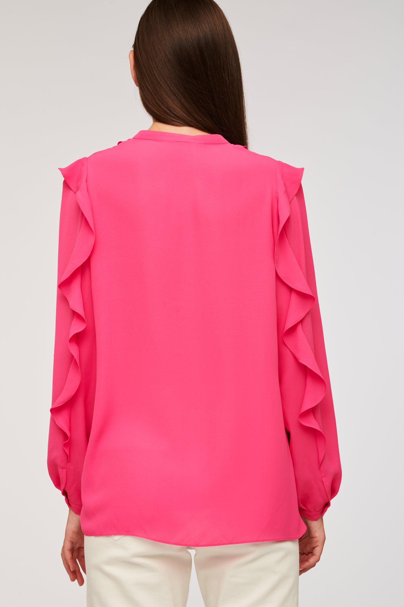 Blouse fluide volantée