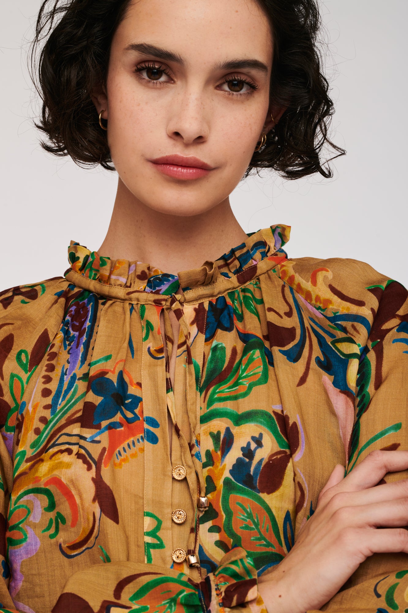 Blouse imprimée bohème