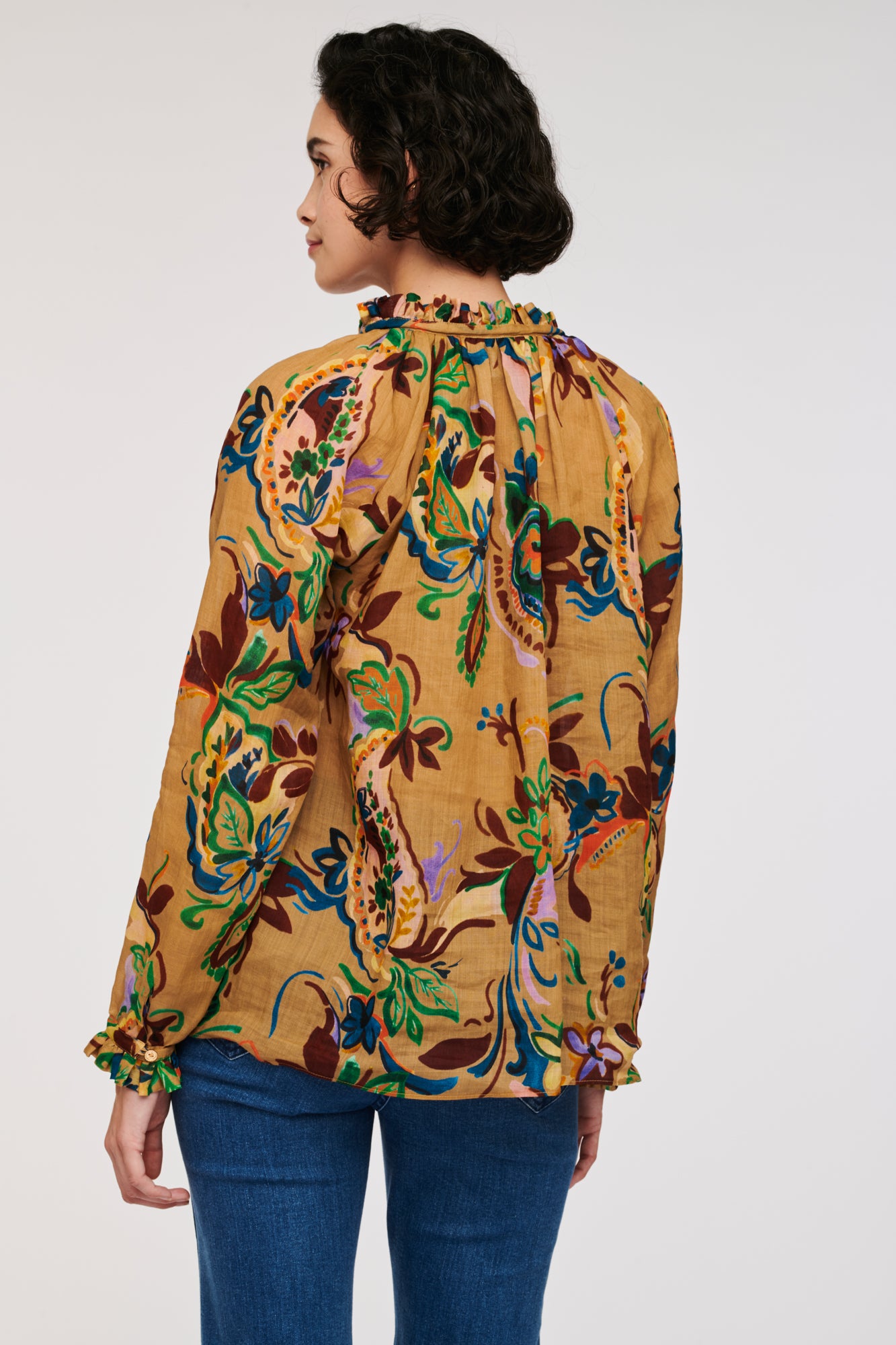 Blouse imprimée bohème