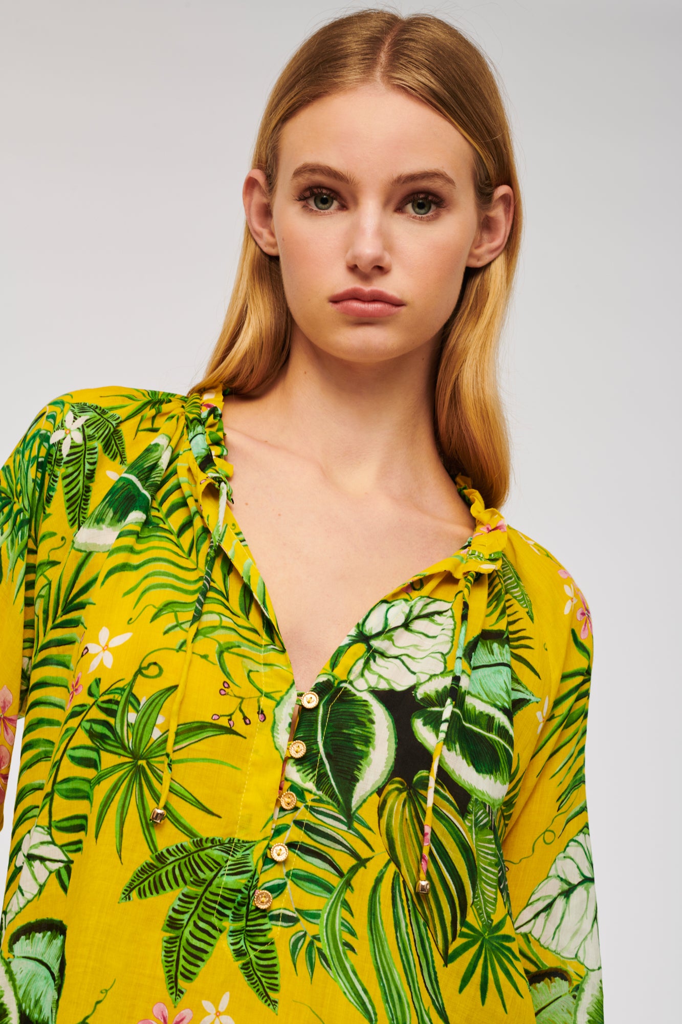 Jungle print blouse