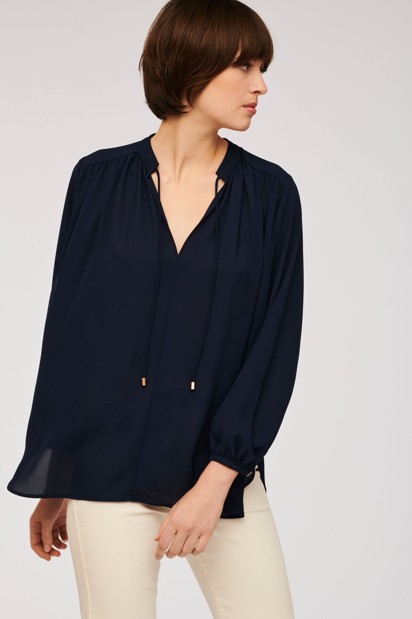 Blouse fluide manches longues