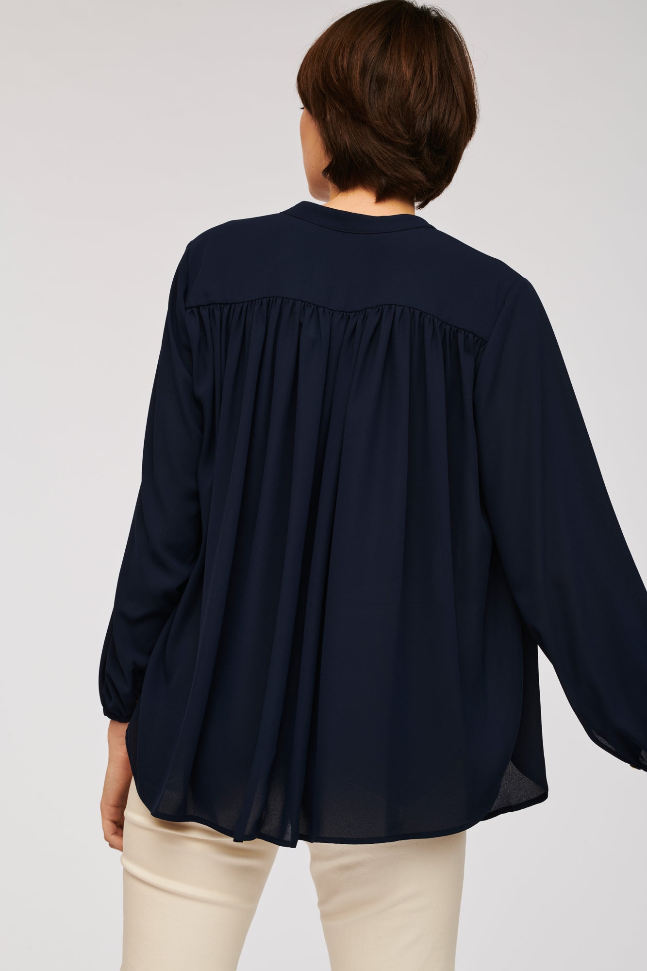 Floaty long-sleeved blouse