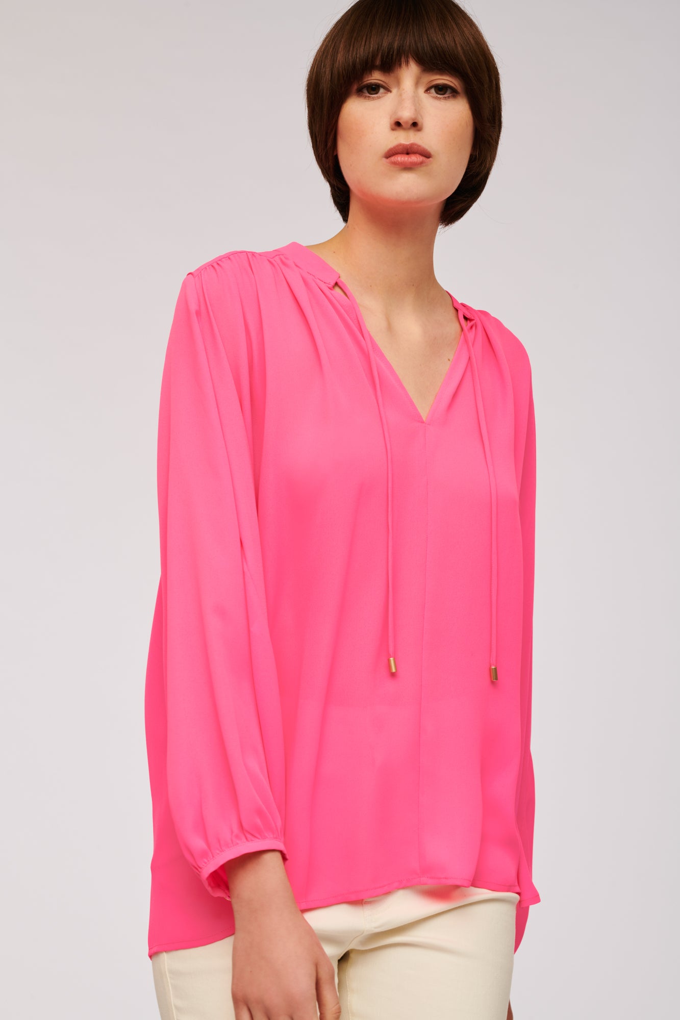 Blouse fluide manches longues