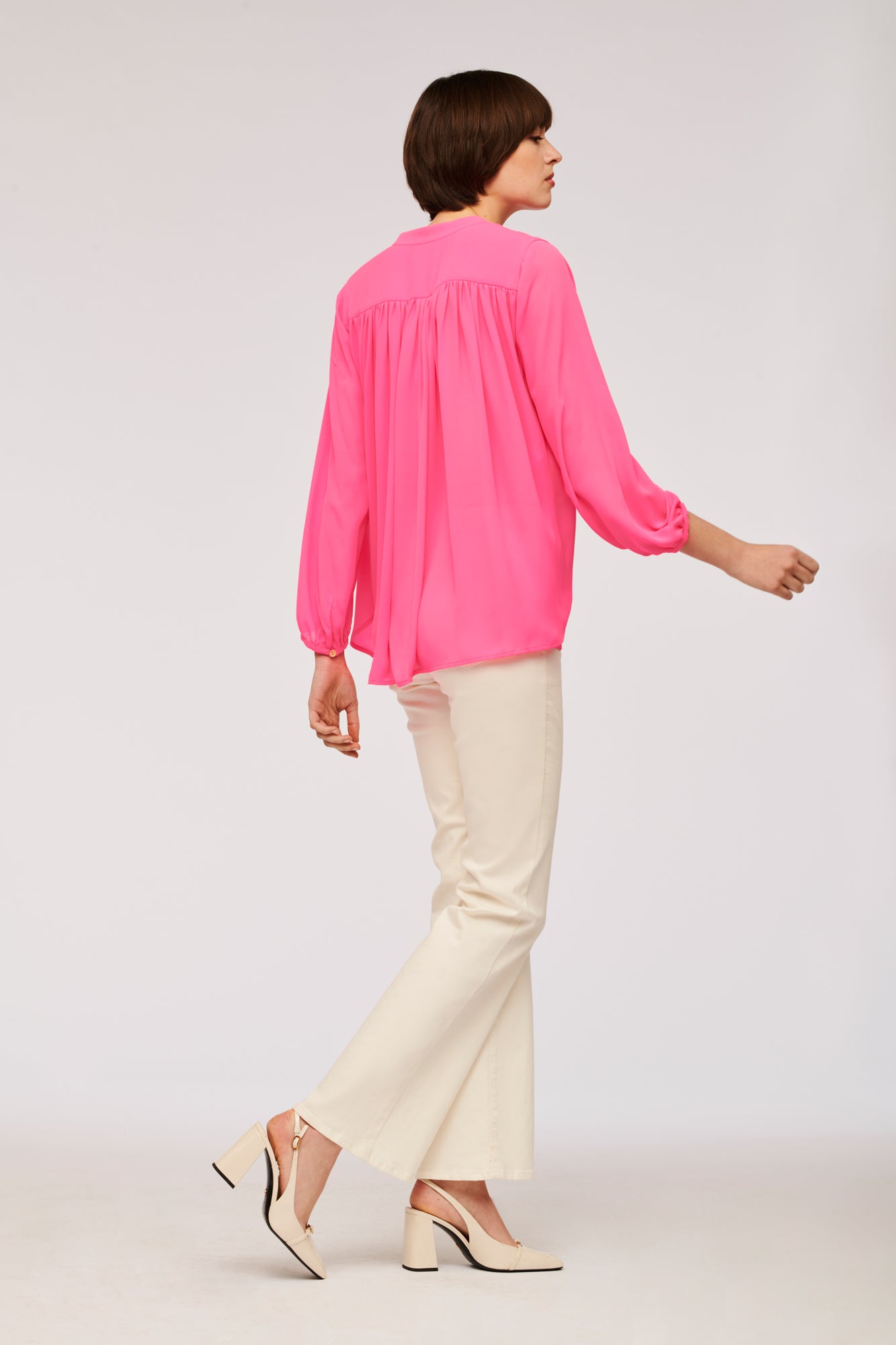 Blouse fluide manches longues