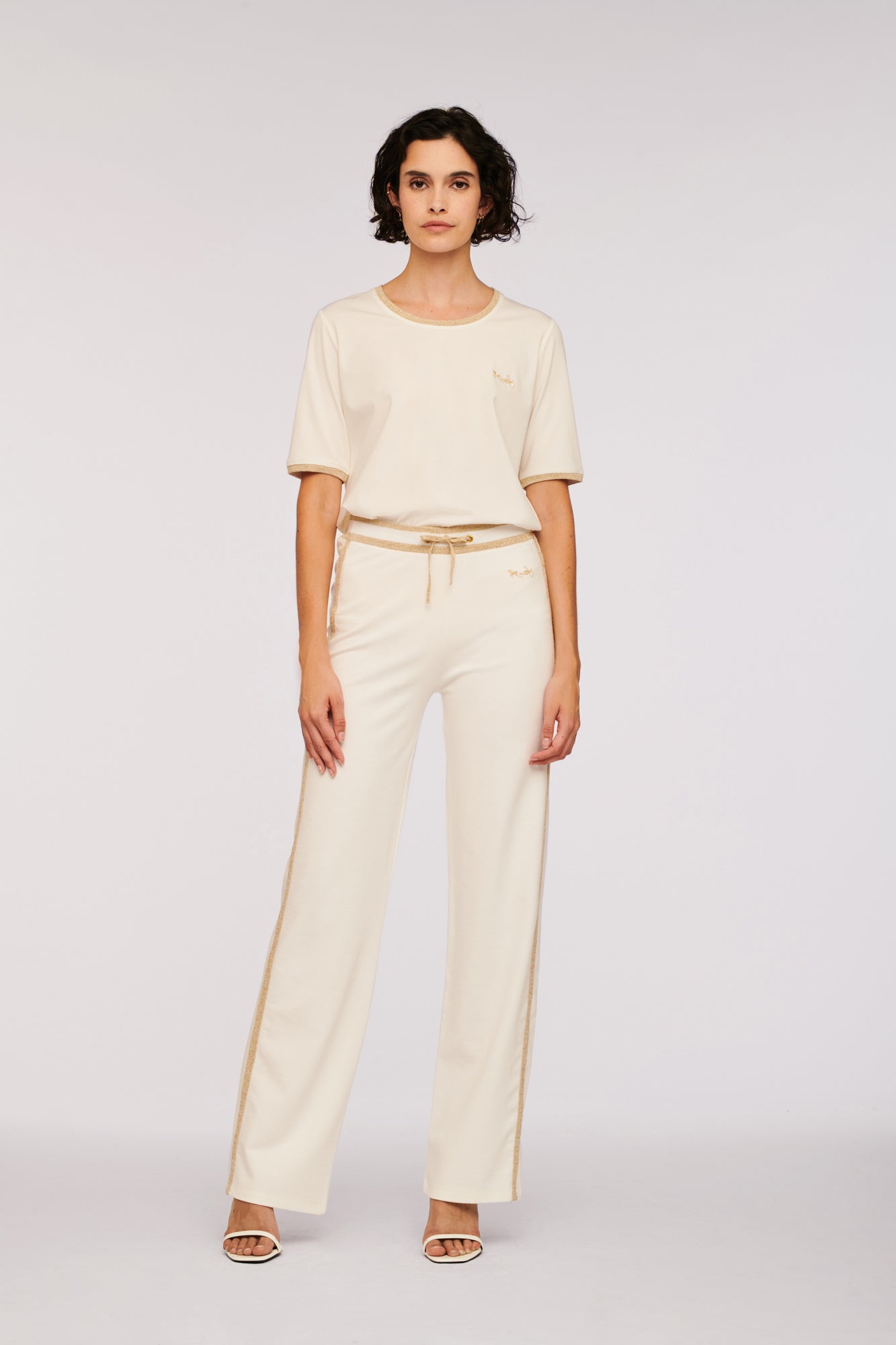 Two-tone logo T-shirt