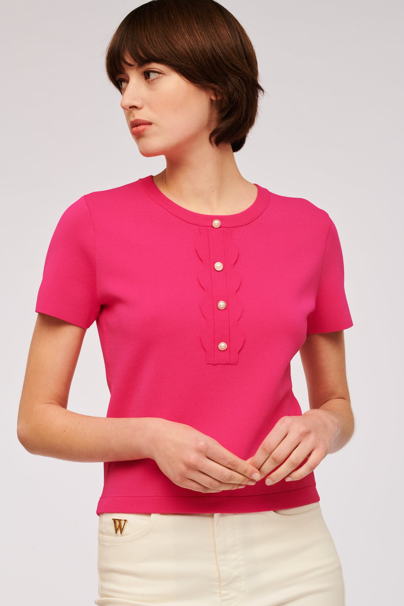 Short-sleeved jumper