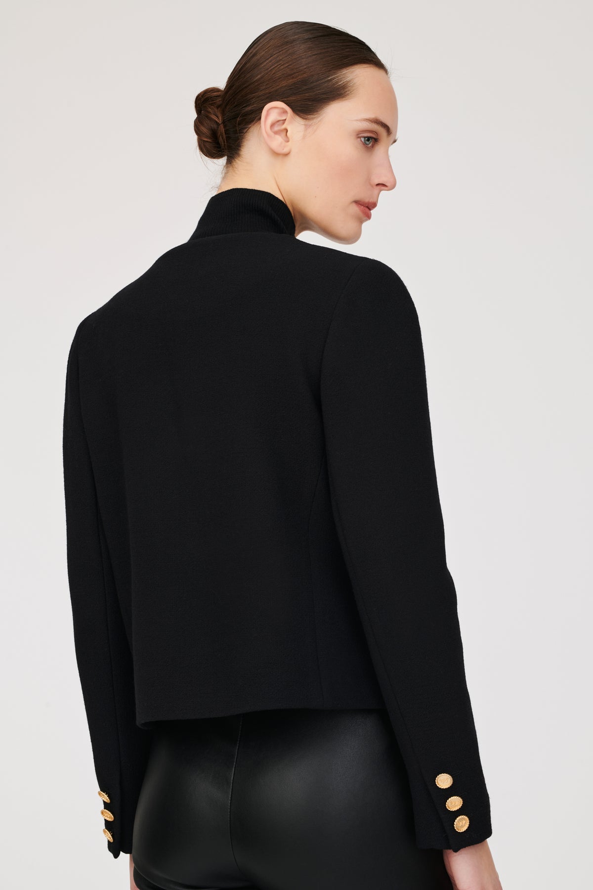 Veste en crêpe de laine