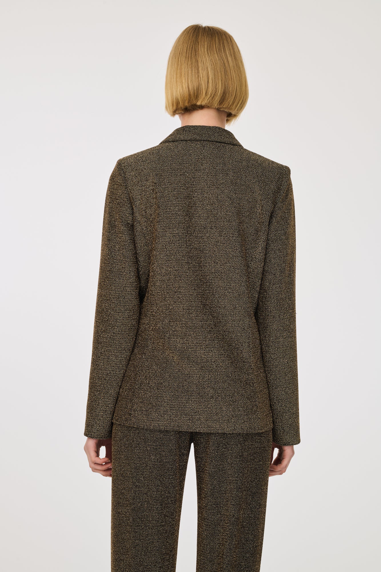 Blazer en jersey lurex