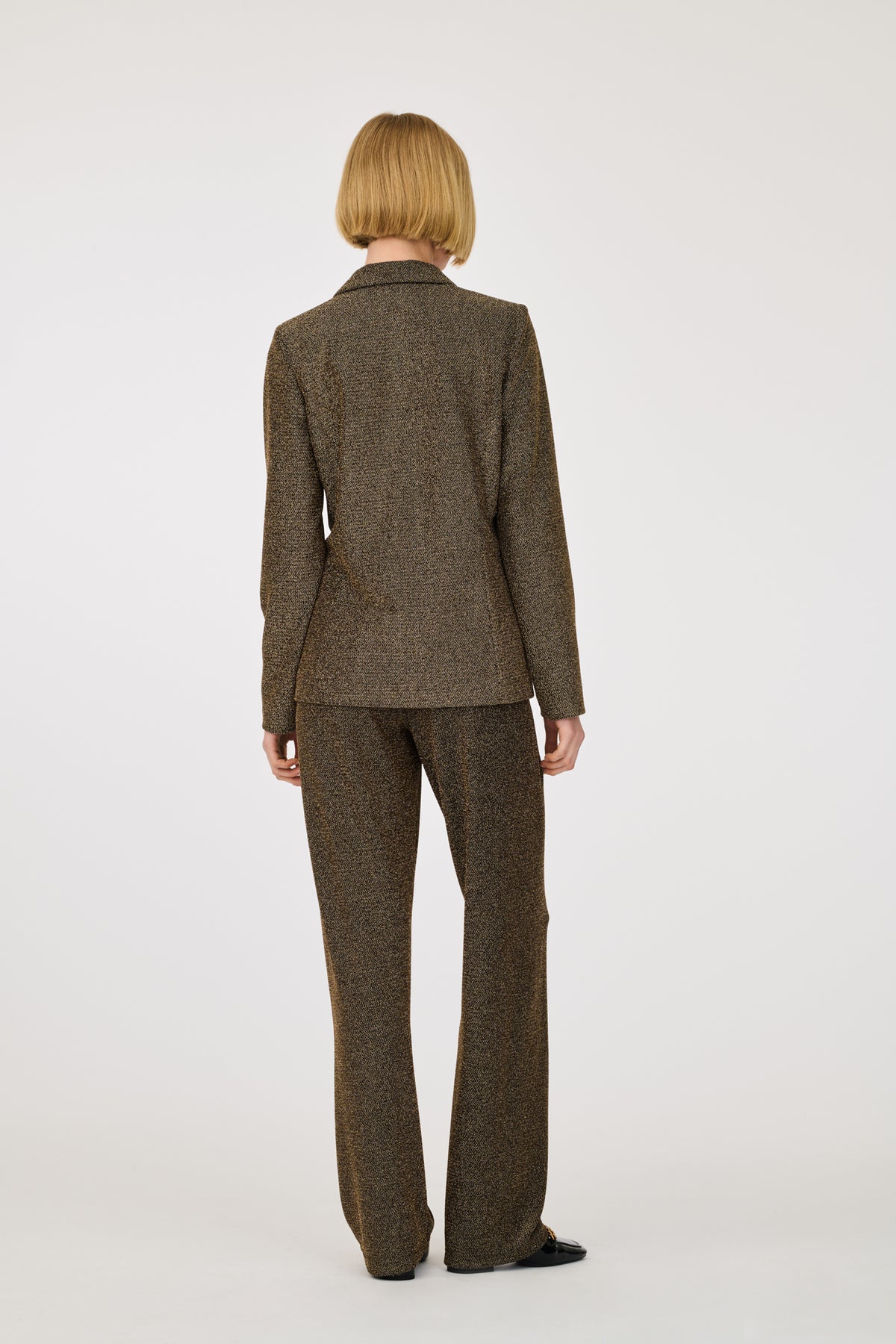 Blazer en jersey lurex