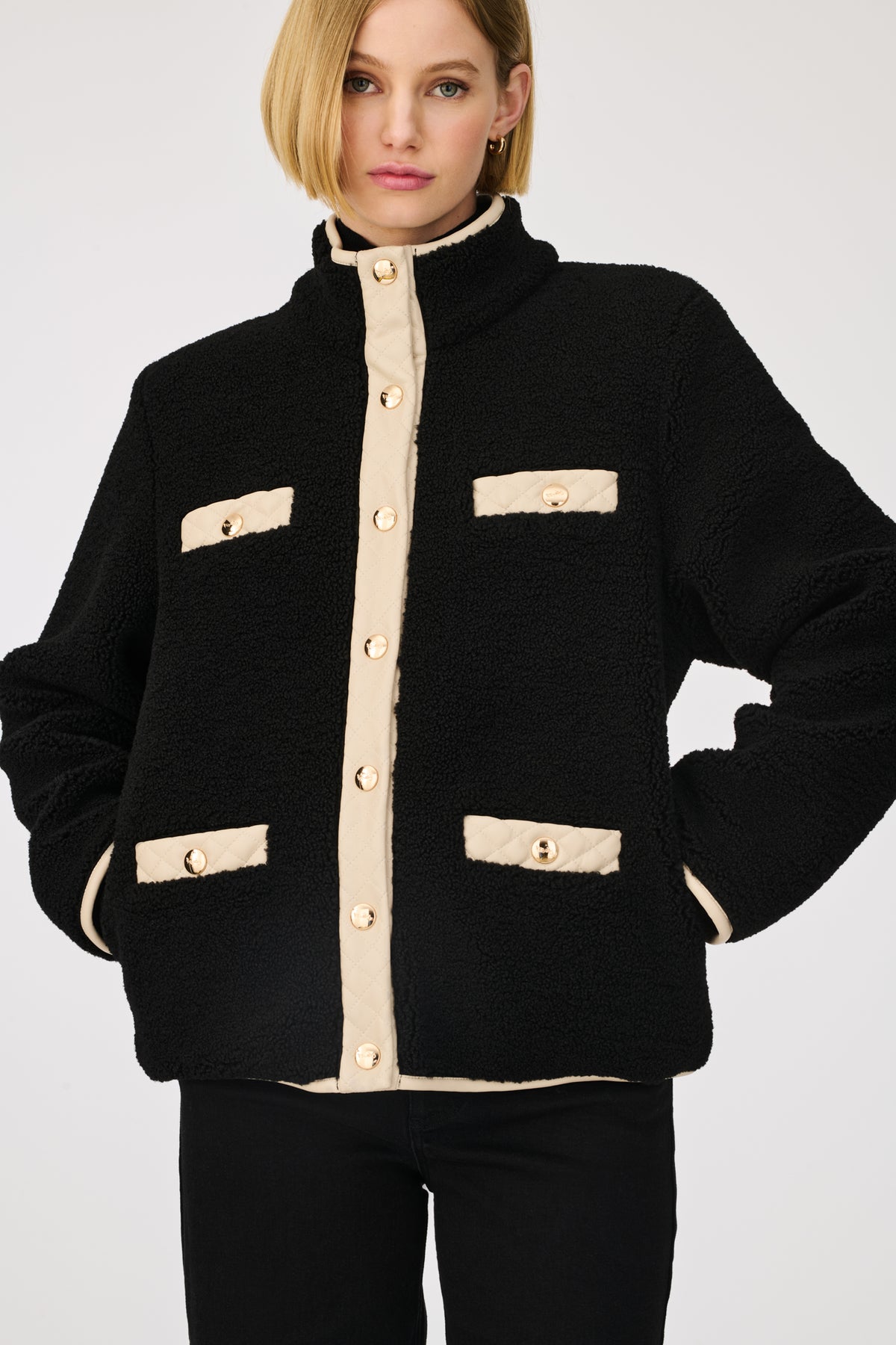 Blouson bi-matière