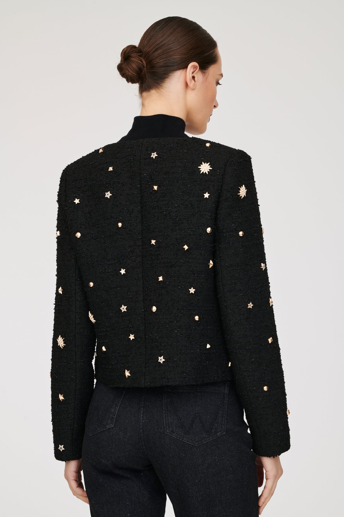 Veste en tweed bijou