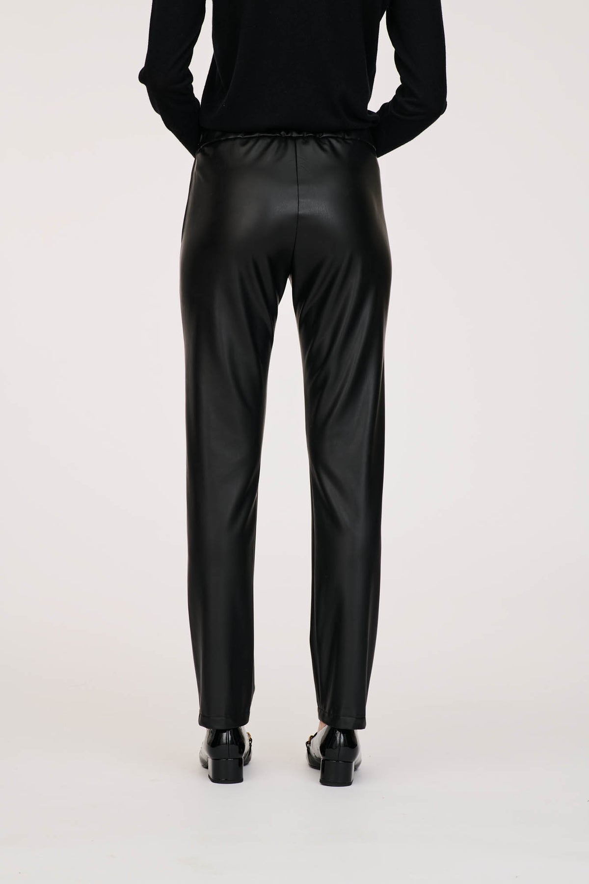 Legging en cuir vegan