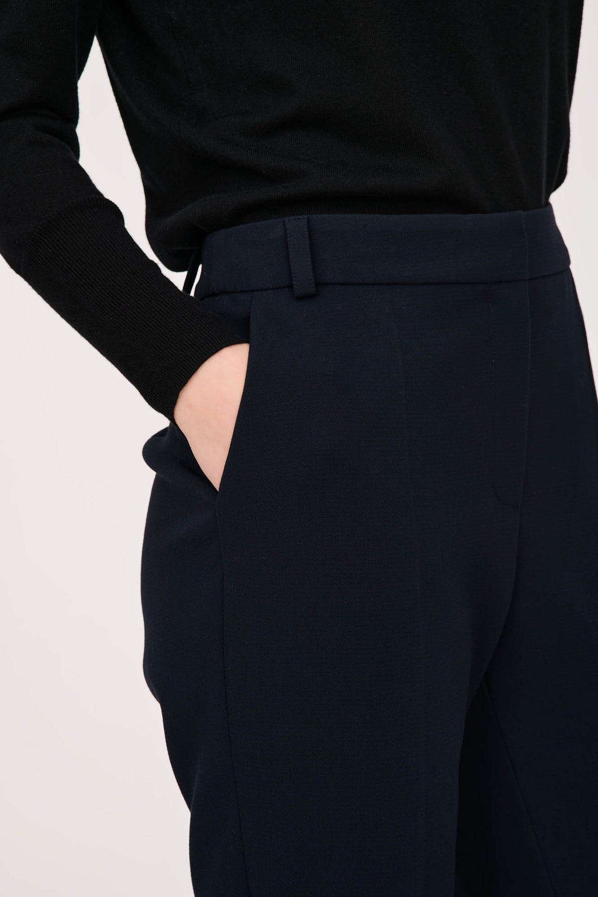 Microfibre cigarette trousers