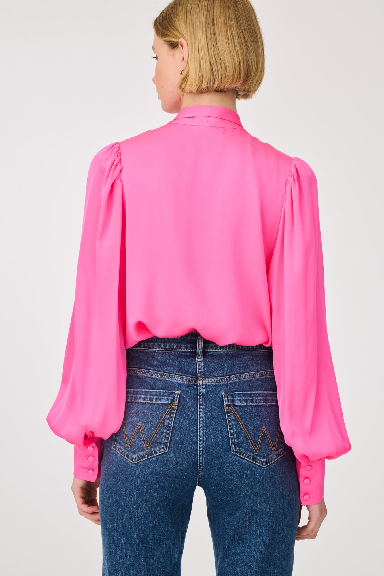 Pussy bow shirt