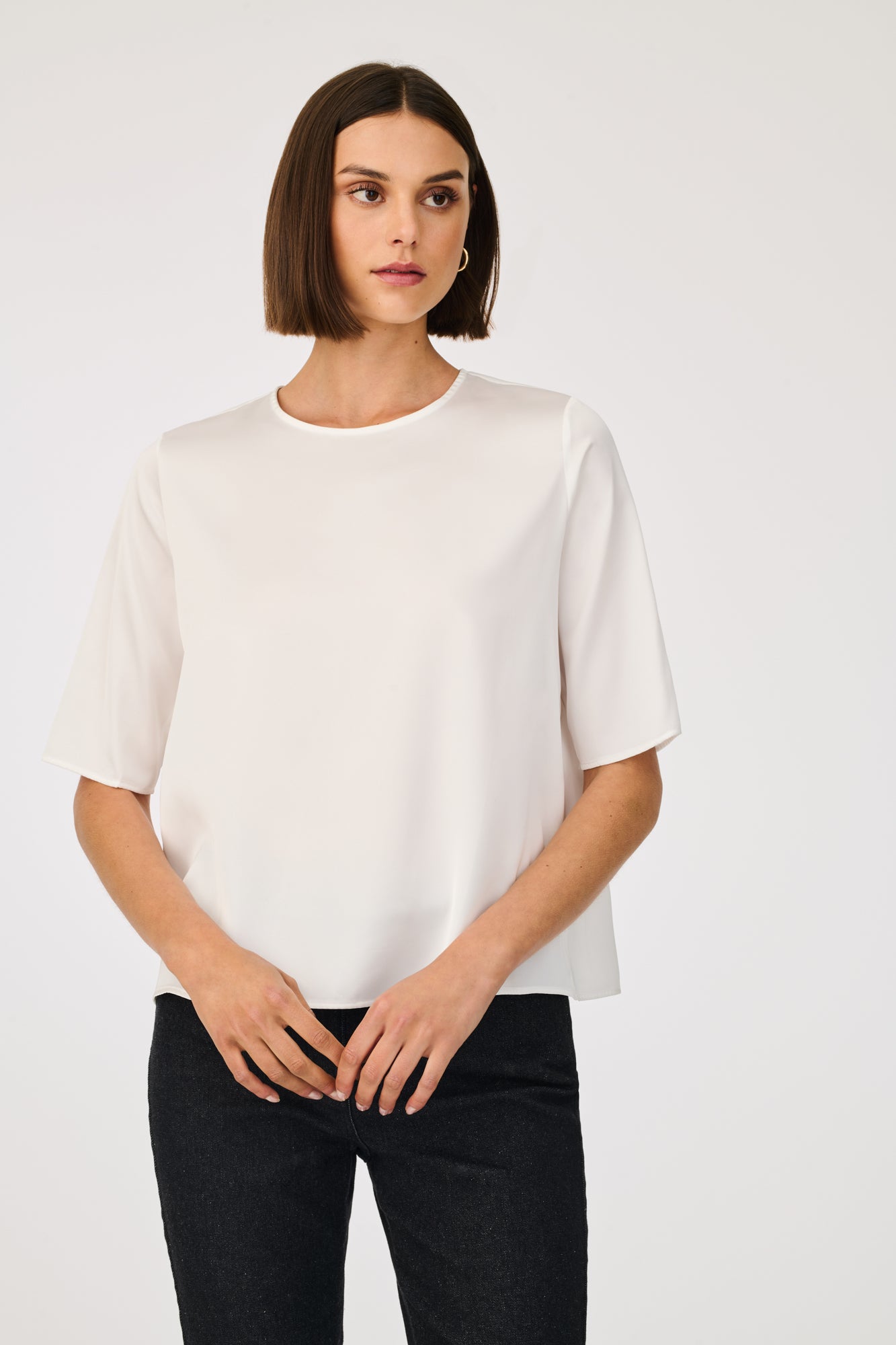 Satin top