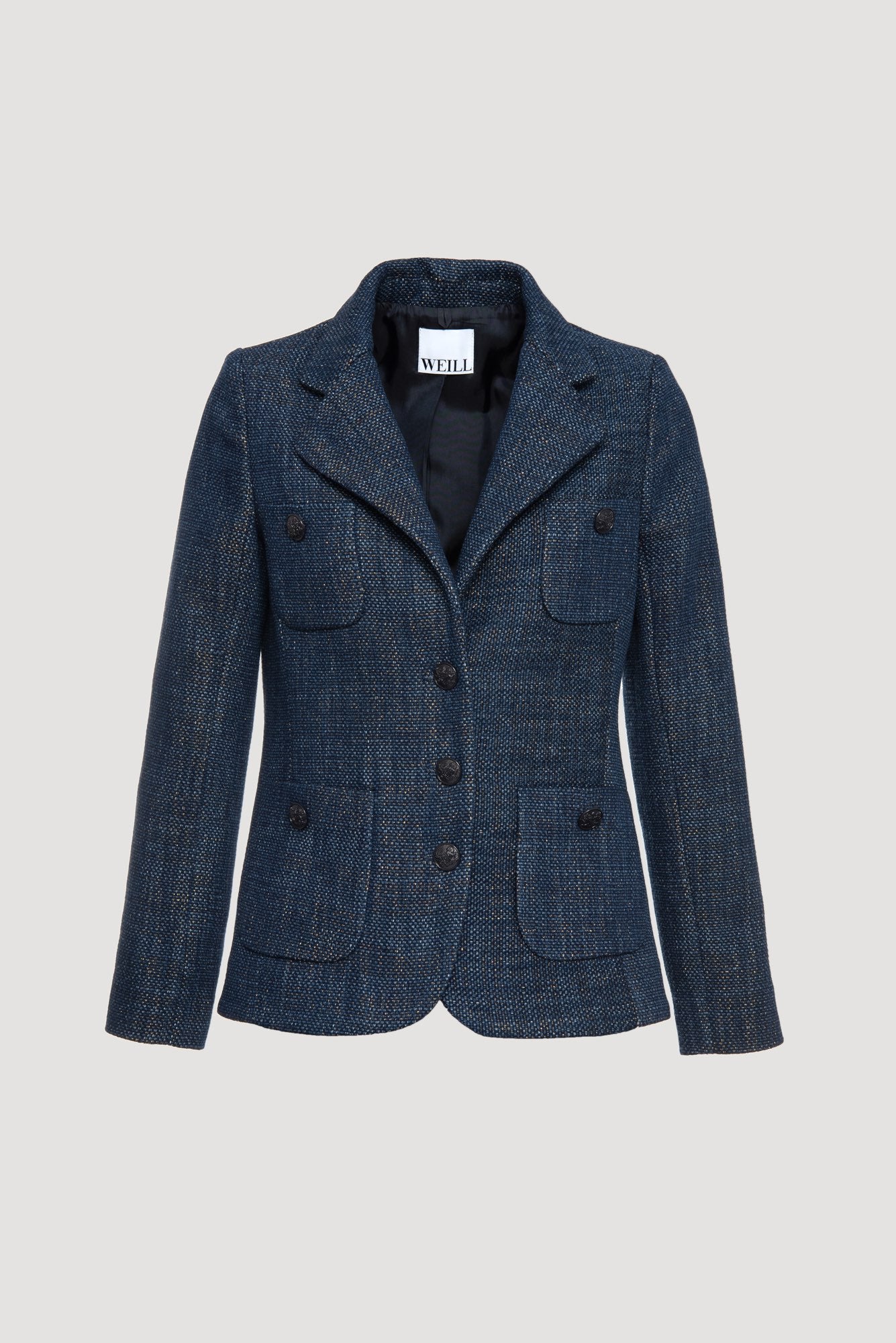 Tweed jean blazer