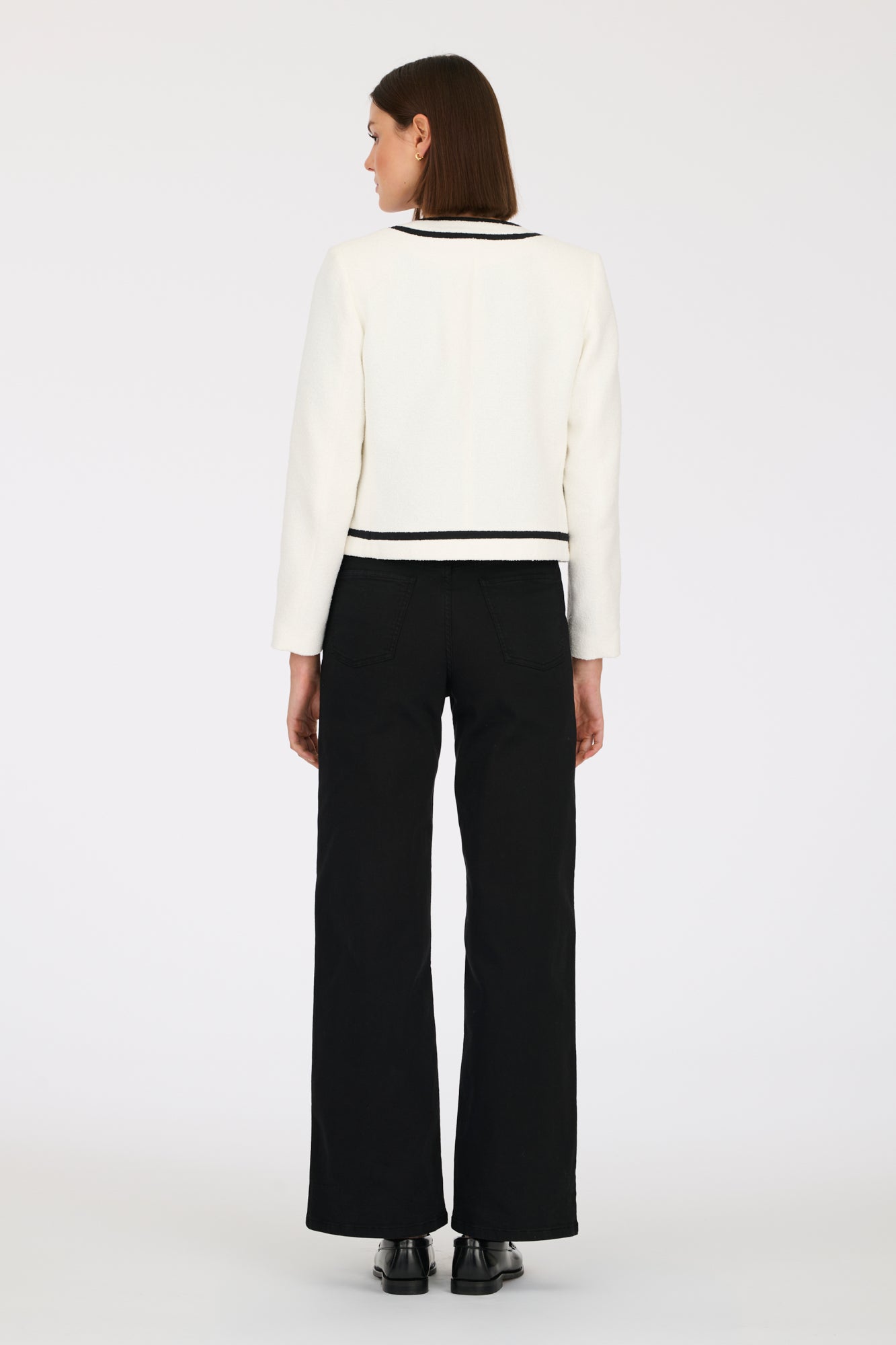 Boucle fabric jacket