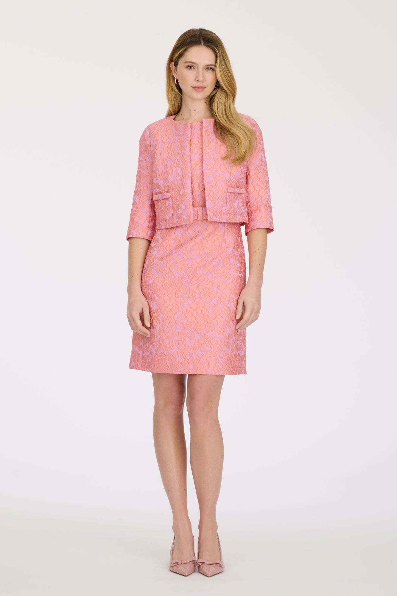 Jacquard bolero jacket