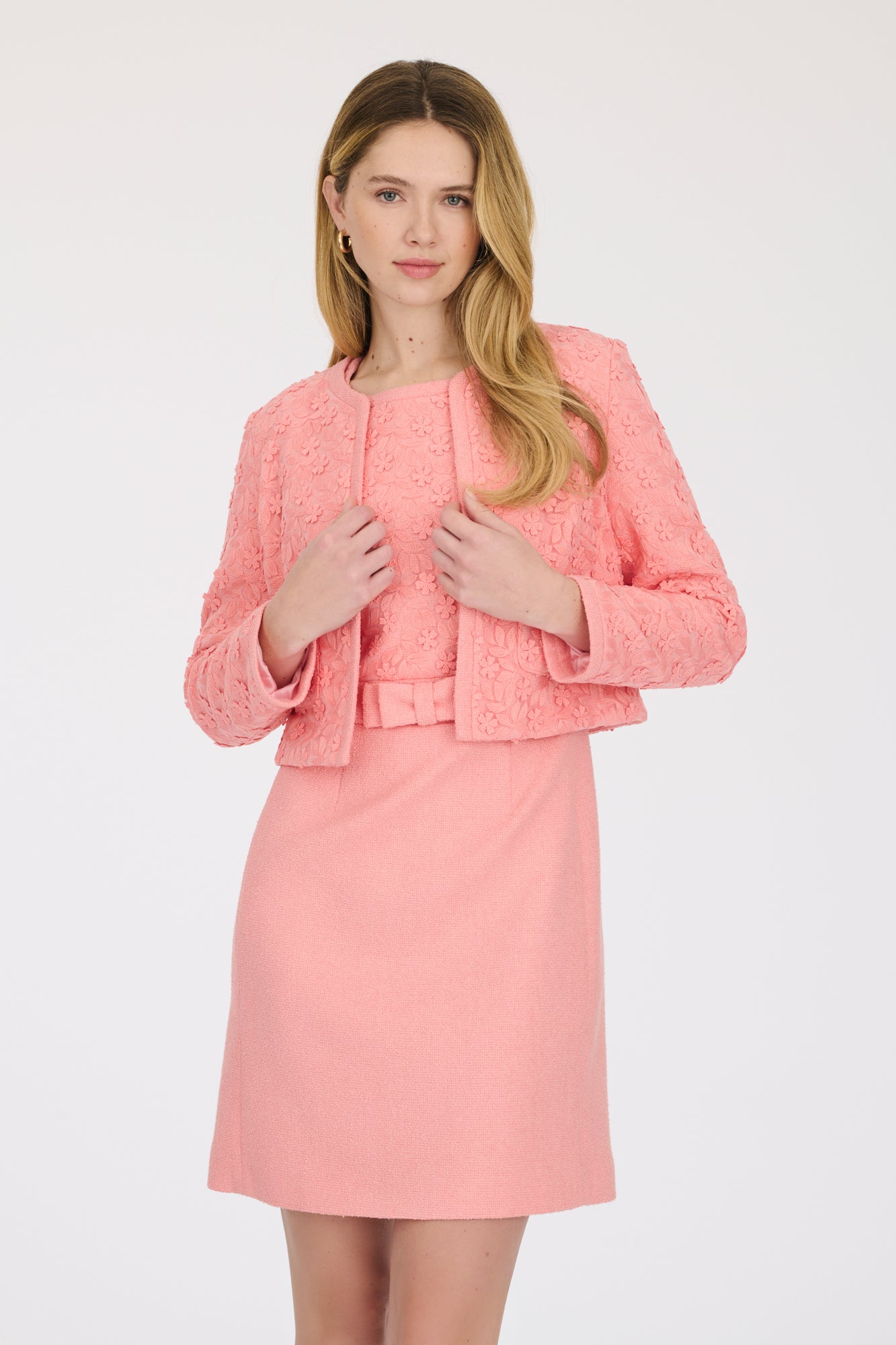 Short bi-material jacket