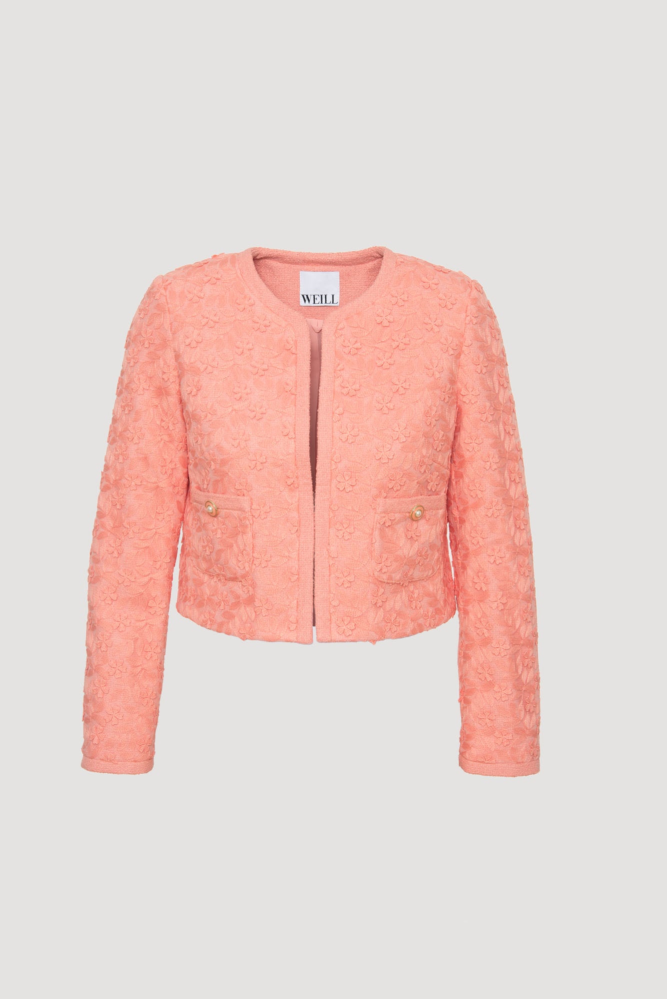 Short bi-material jacket