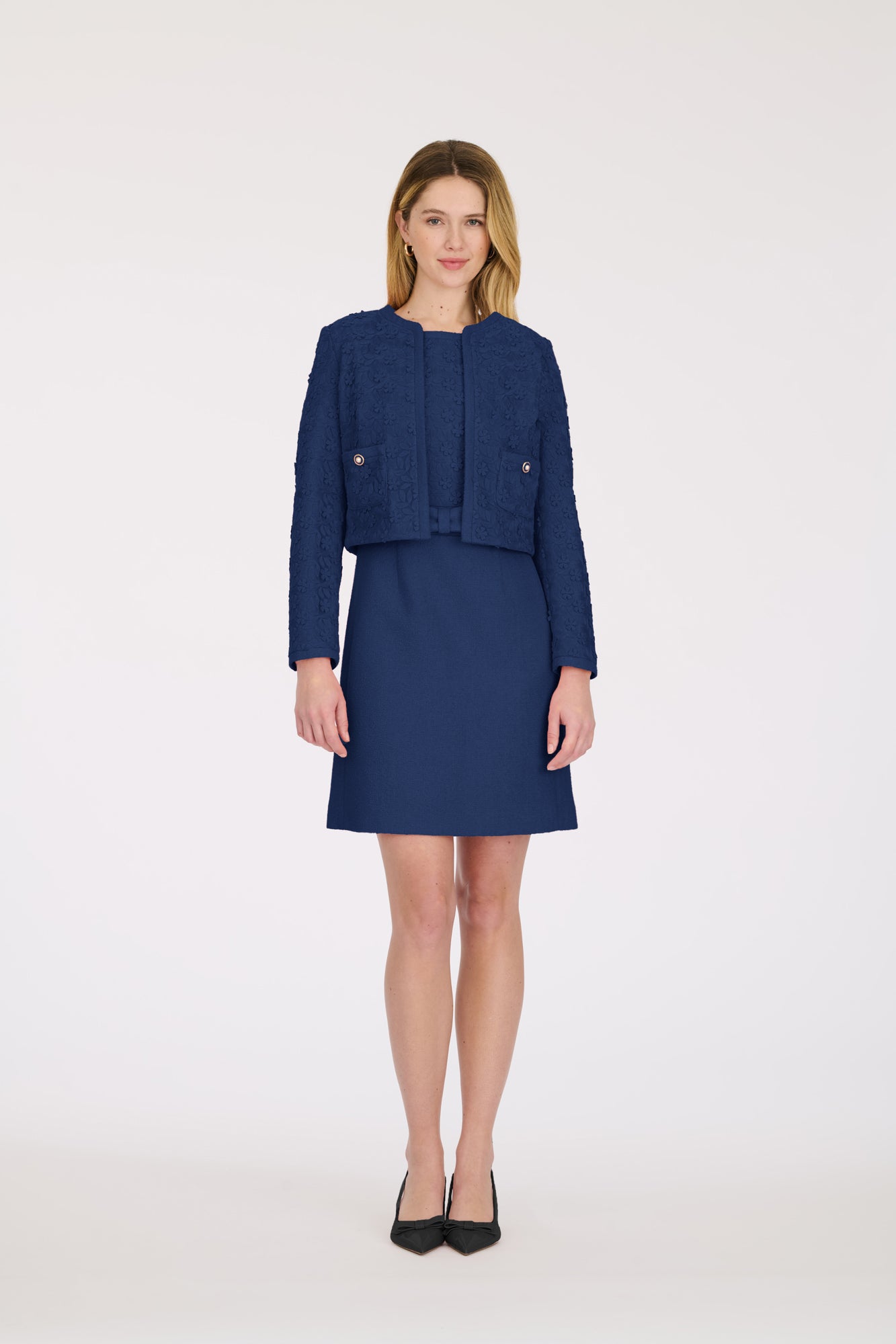 Short bi-material jacket