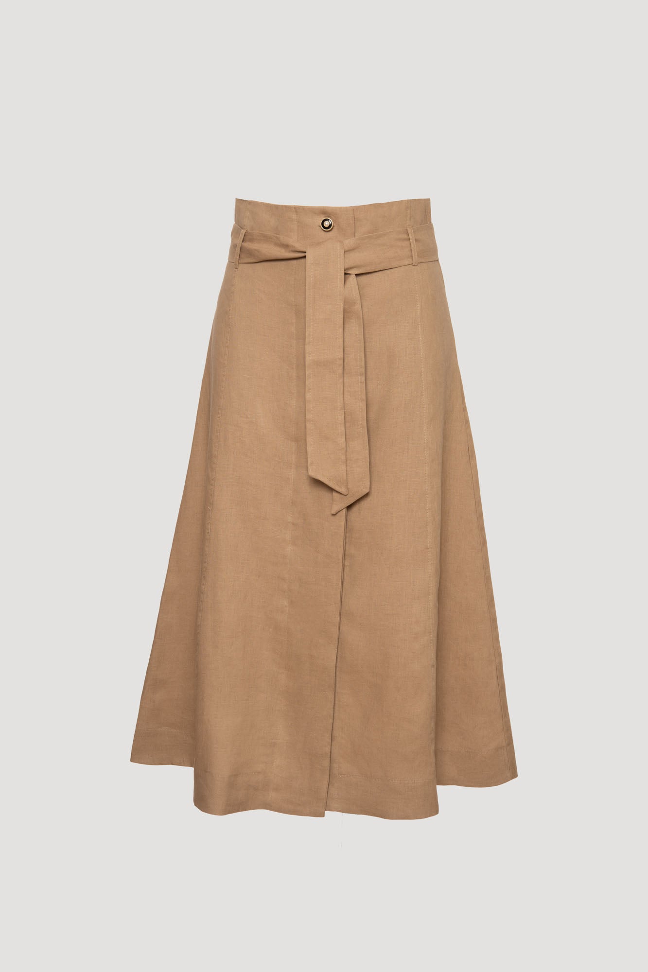 Long linen skirt