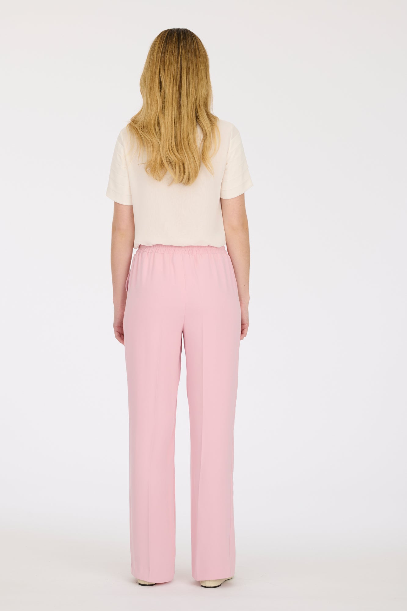 Elasticated loose fitting trousers