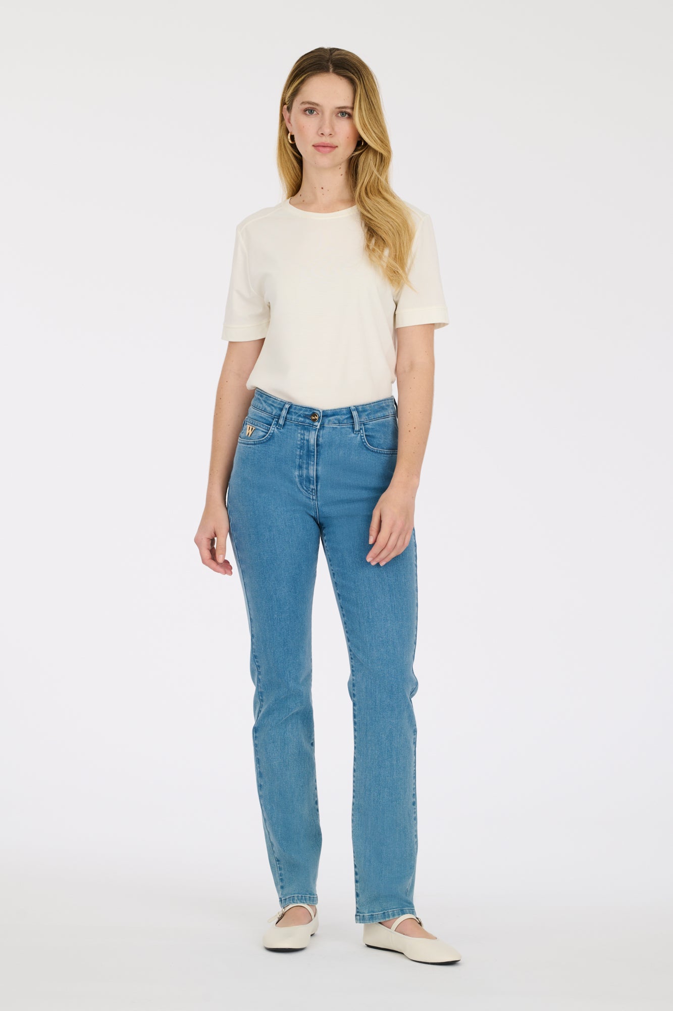 Straight-leg jeans 