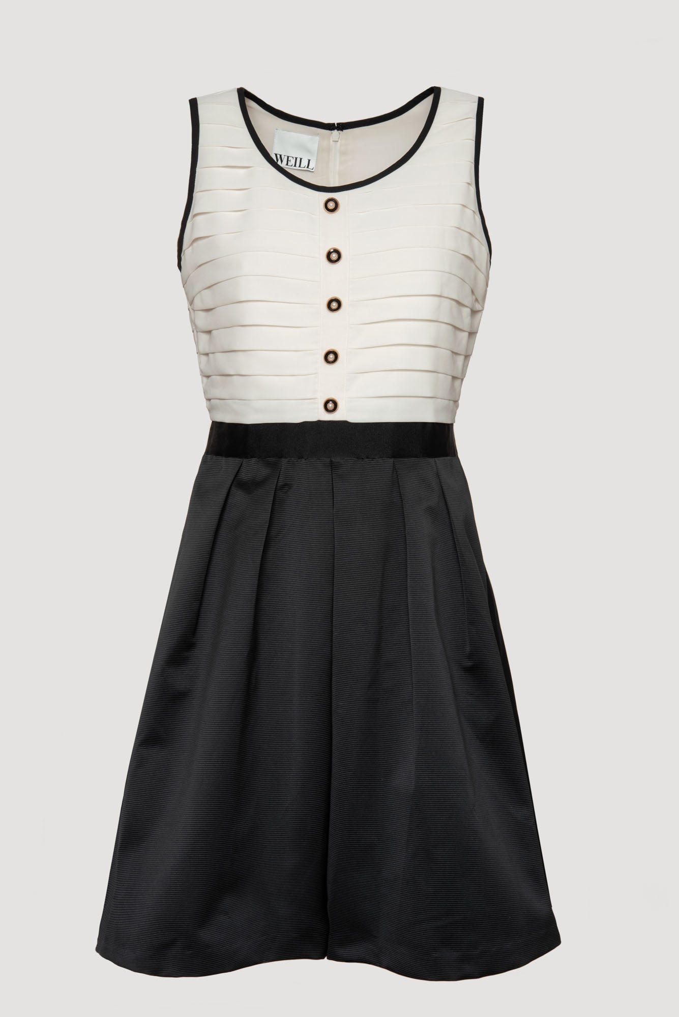 Two-tone cocktail dress