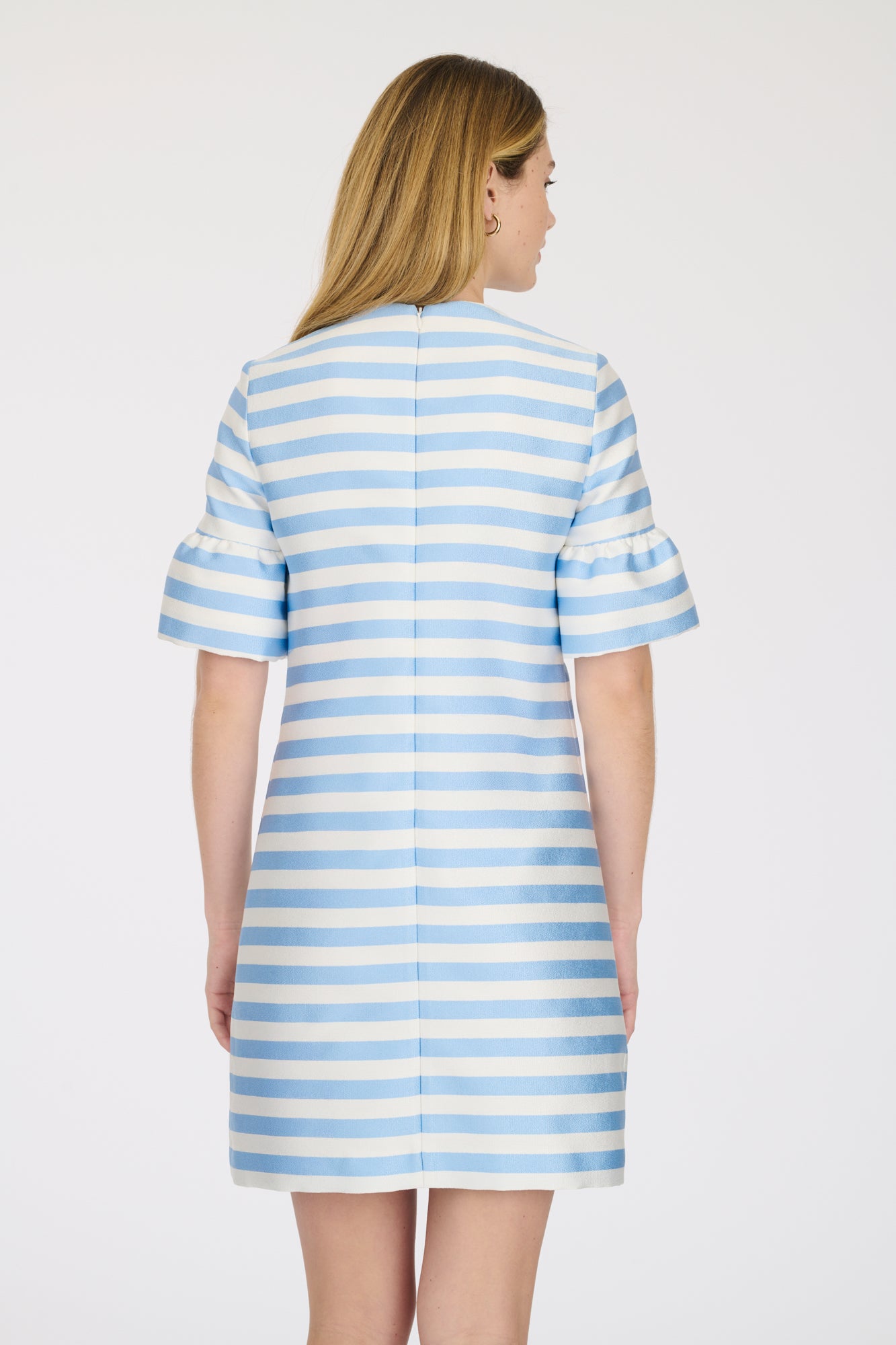 Striped cocktail dress