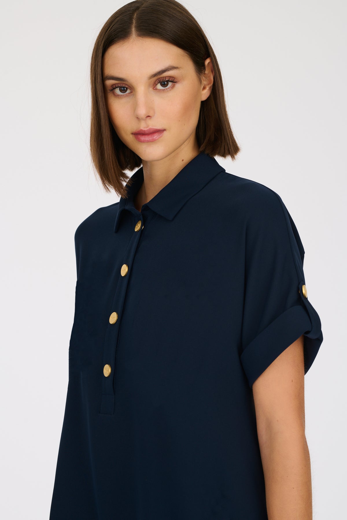 Robe polo en microfibre