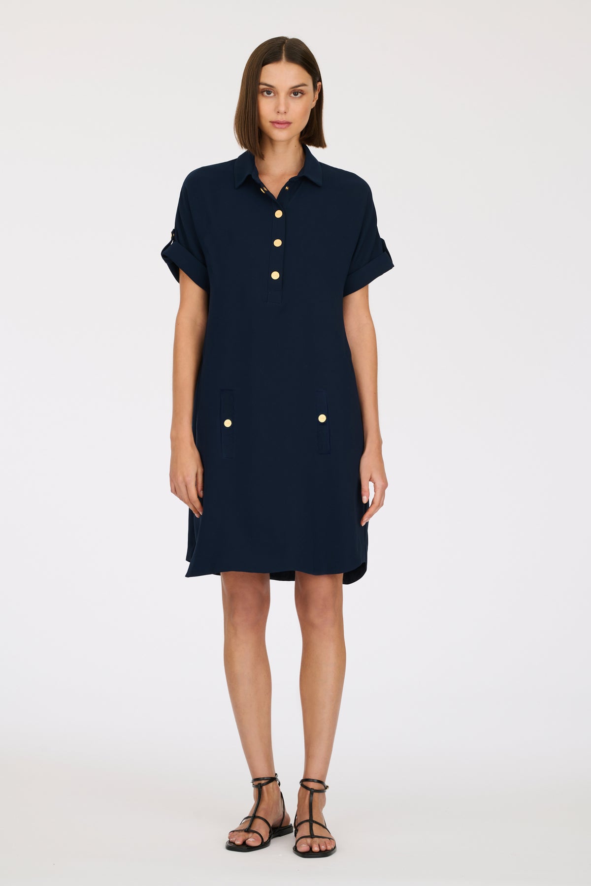 Robe polo en microfibre