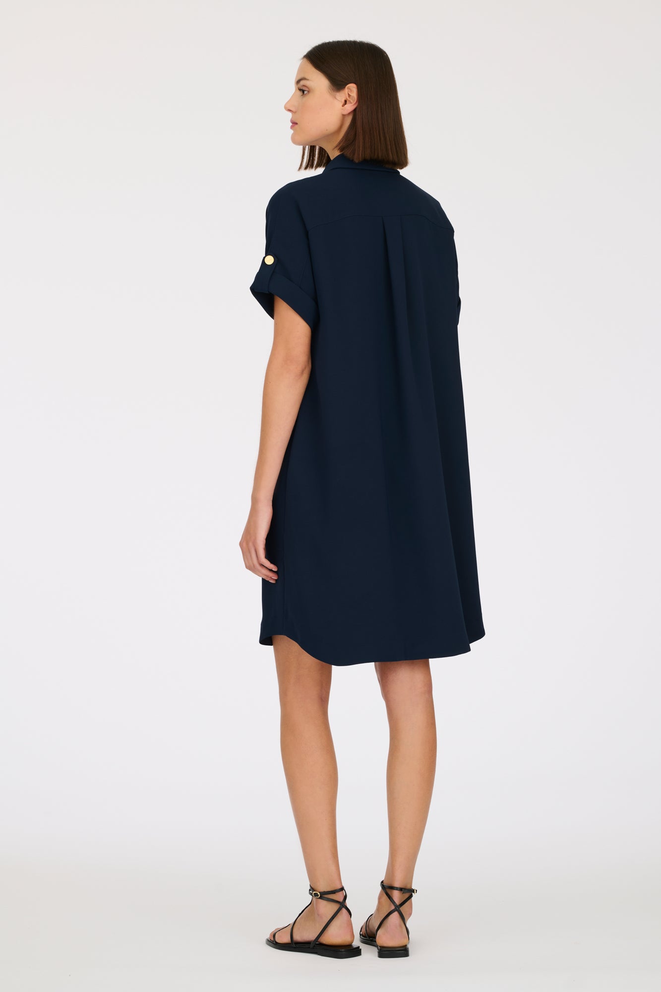 Microfibre polo dress