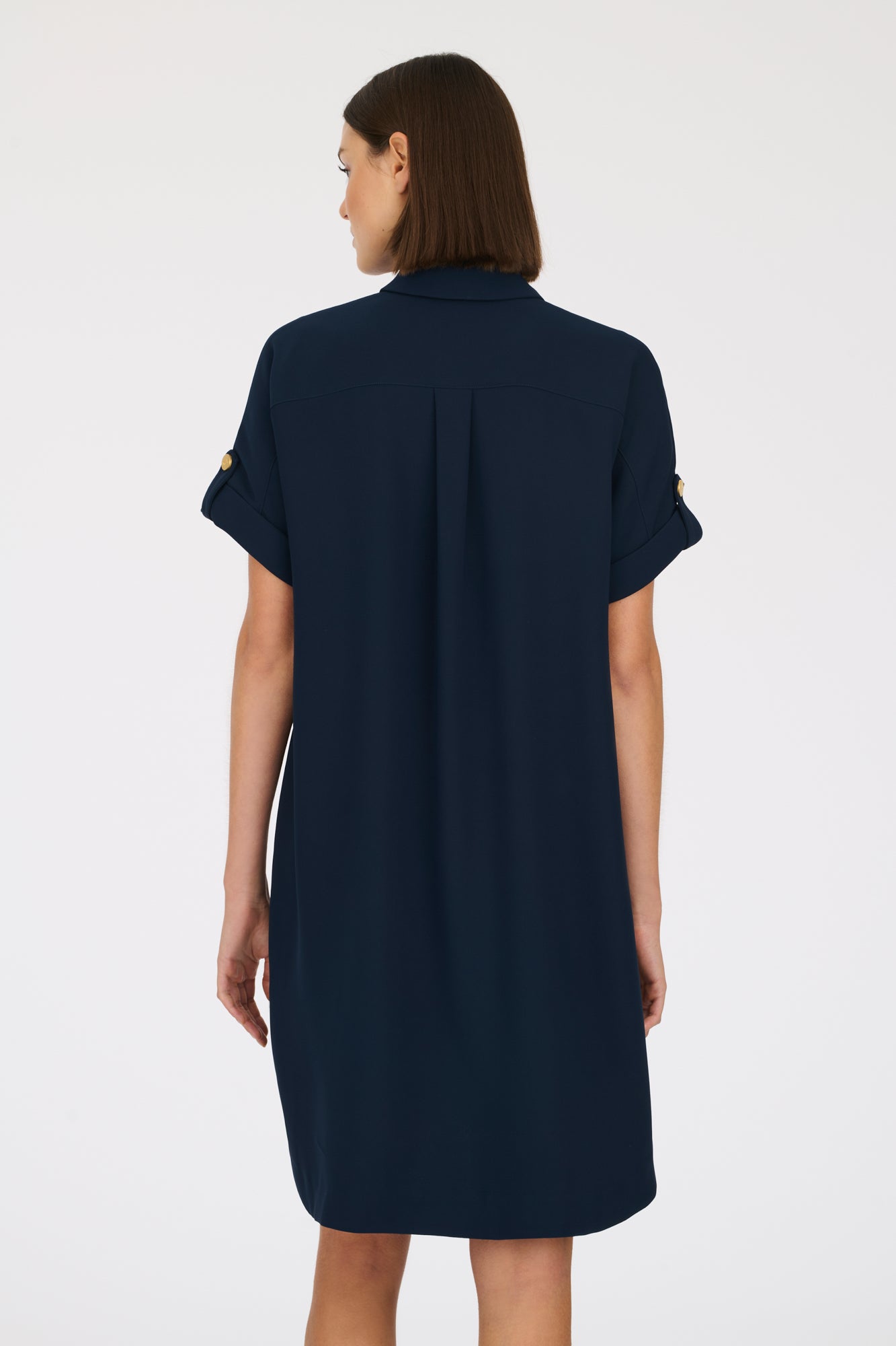 Microfibre polo dress