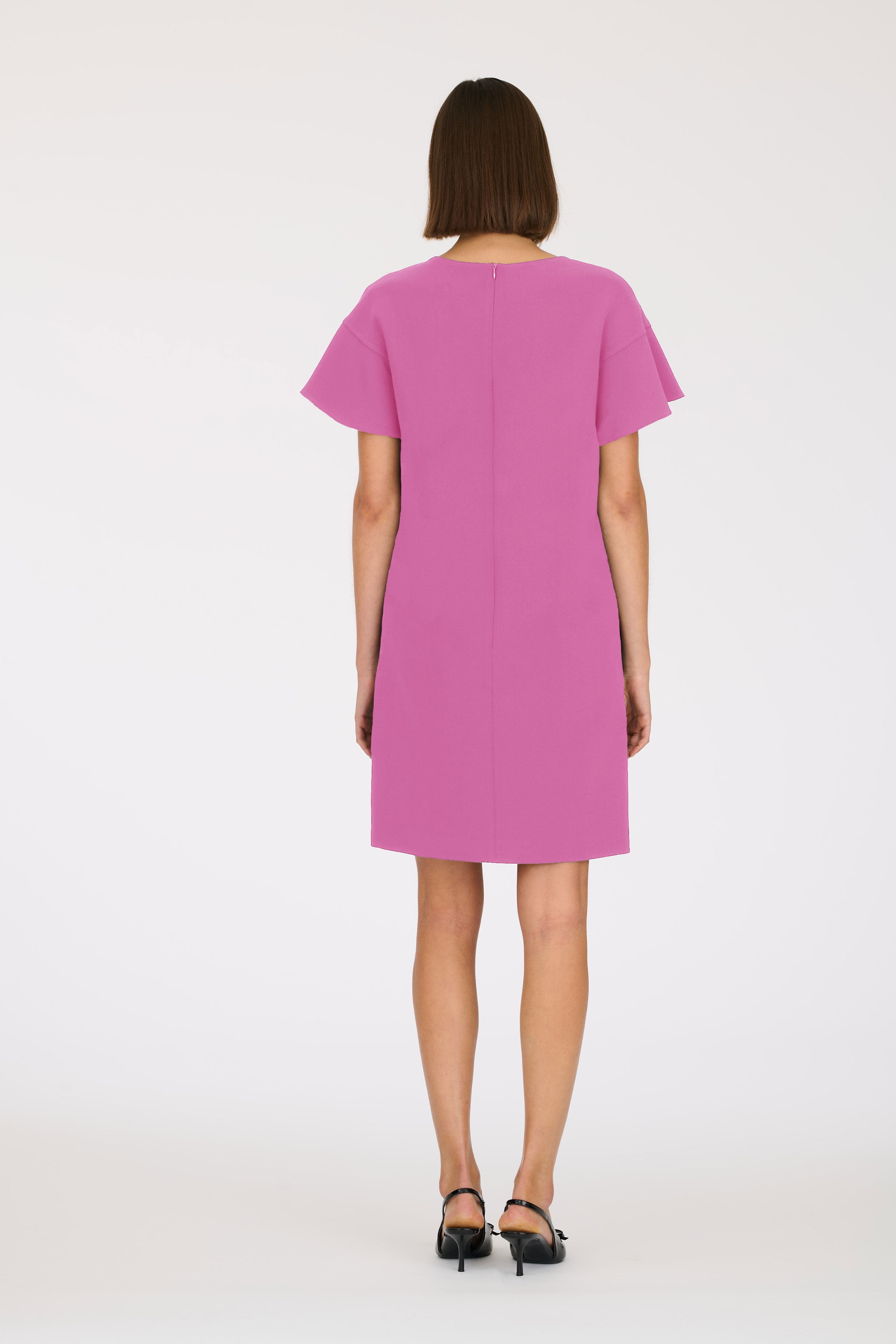 Cocktail dress with jewellery buttons