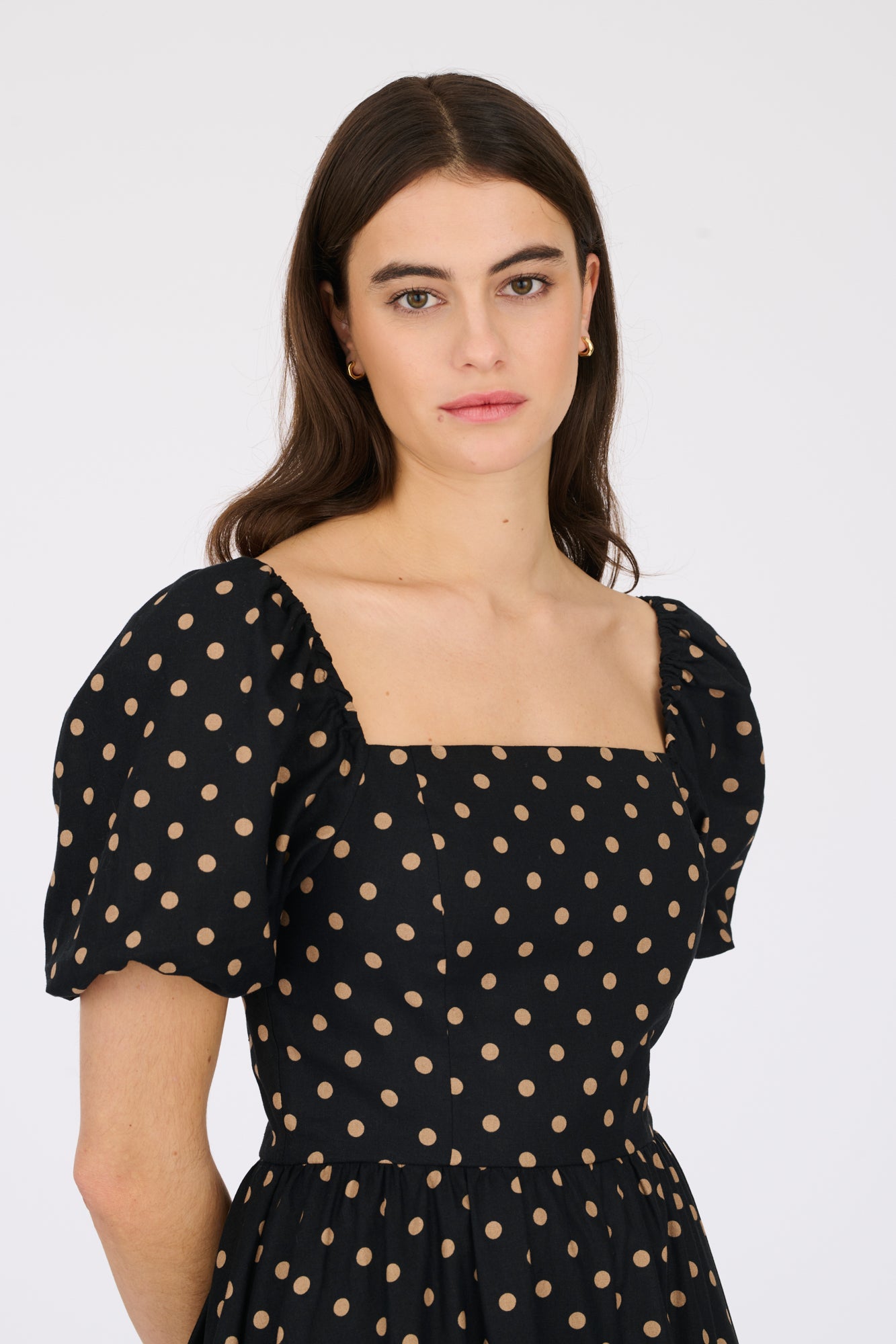 Polka dot print dress 