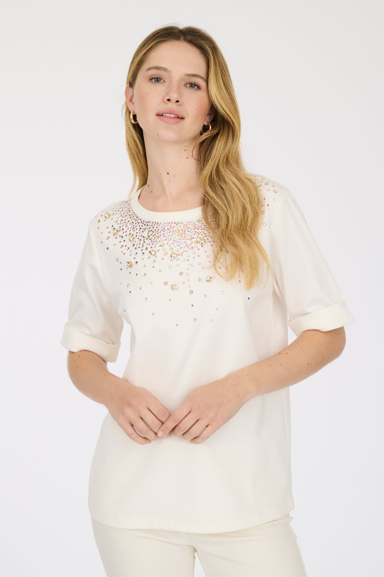 Rhinestone T-shirt