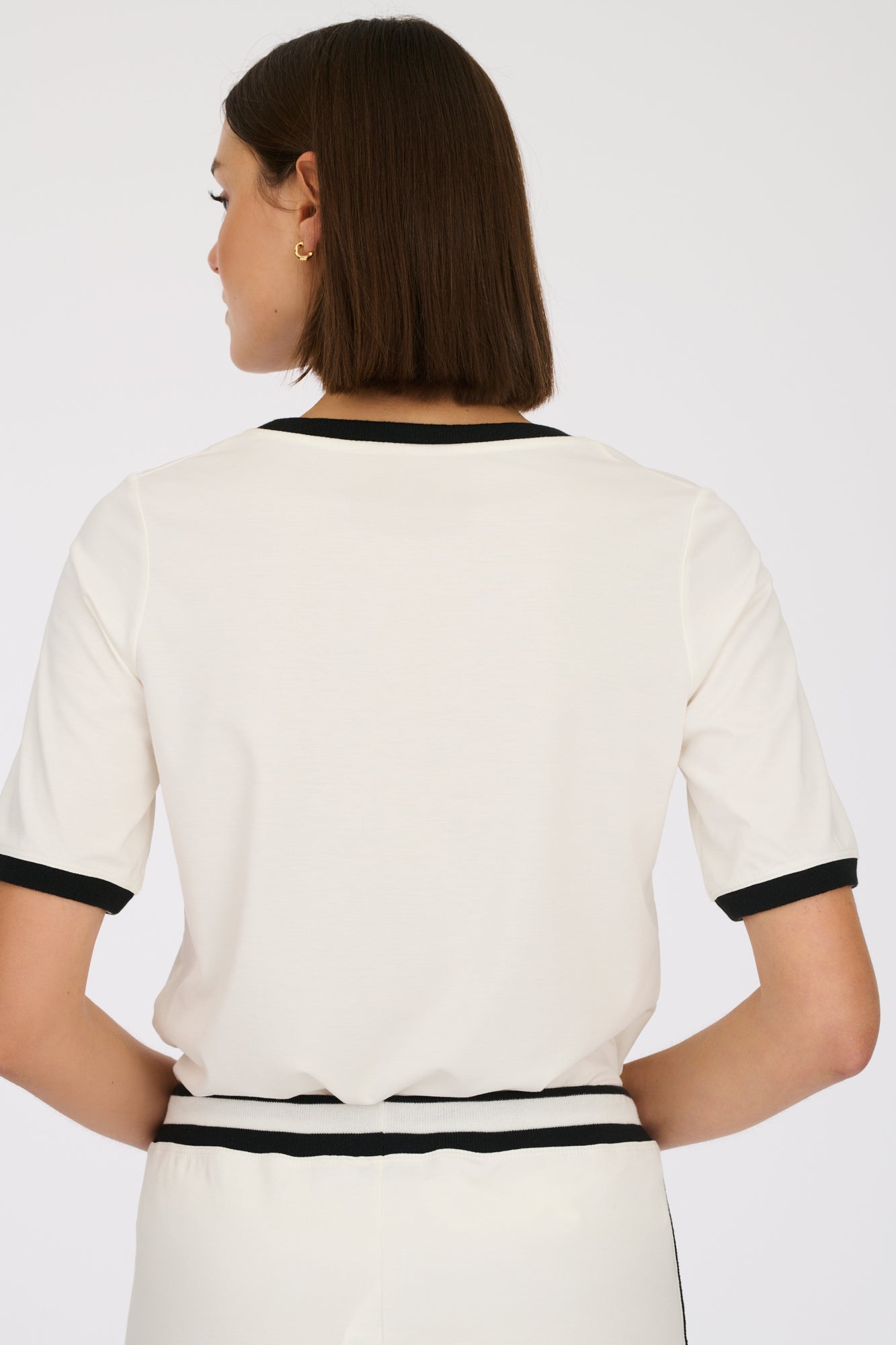 Two-tone logo T-shirt