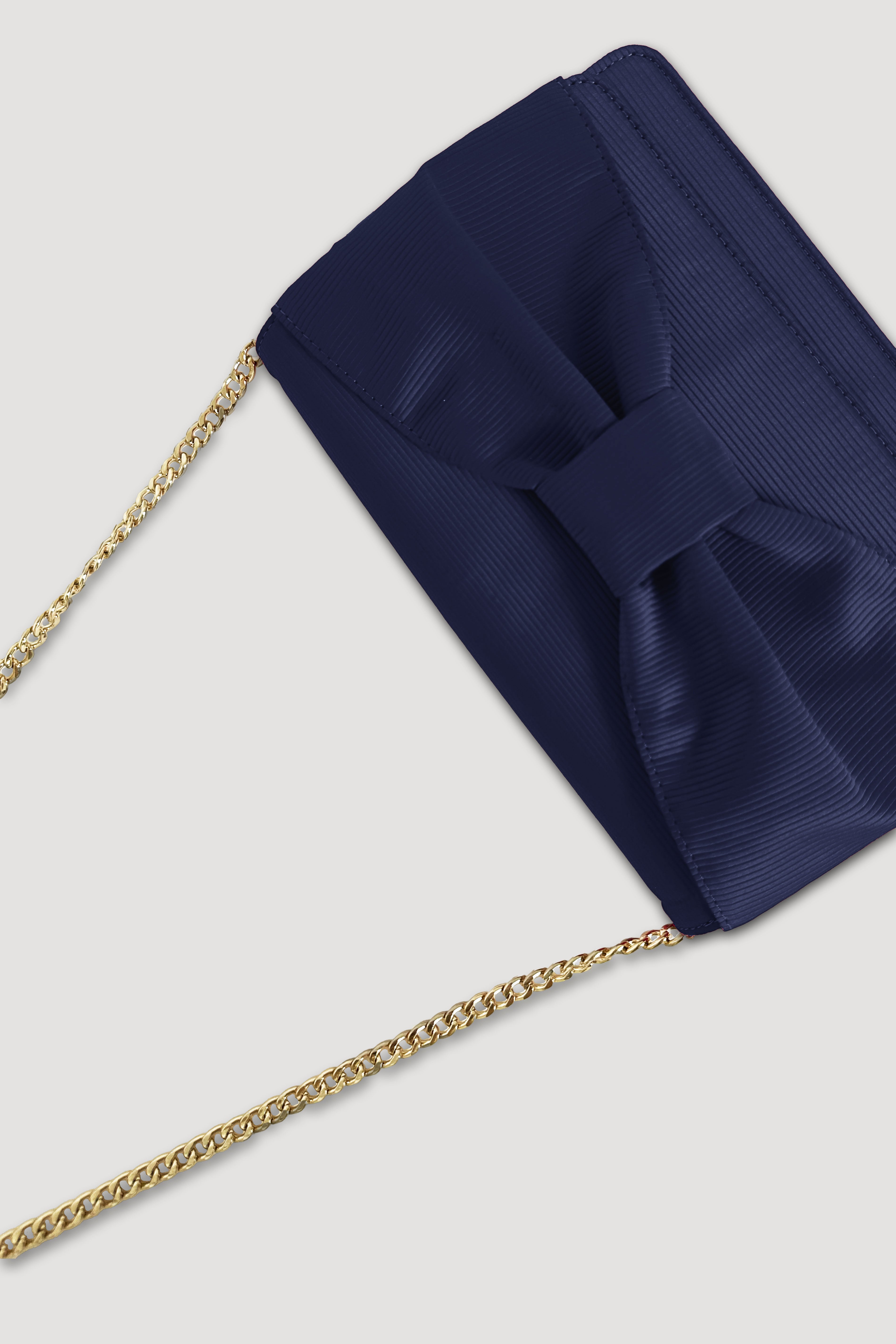 Ottoman clutch bag with bow