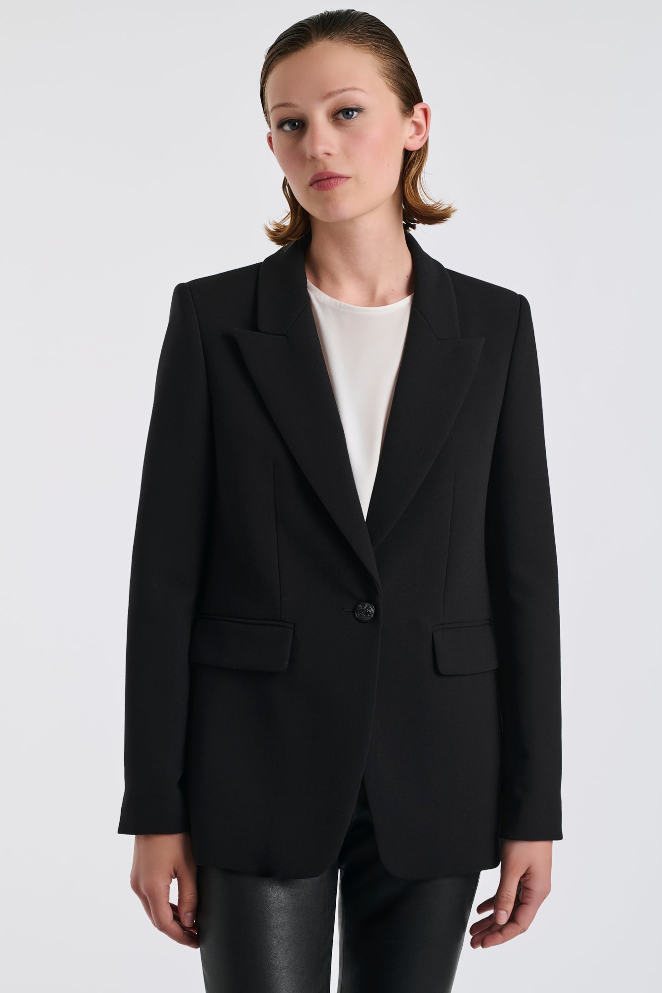 Blazer en microfibre