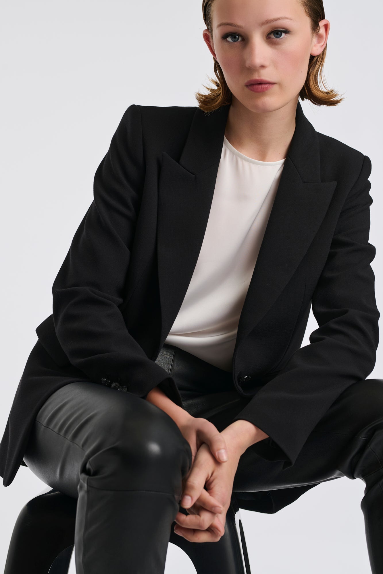 Blazer en microfibre