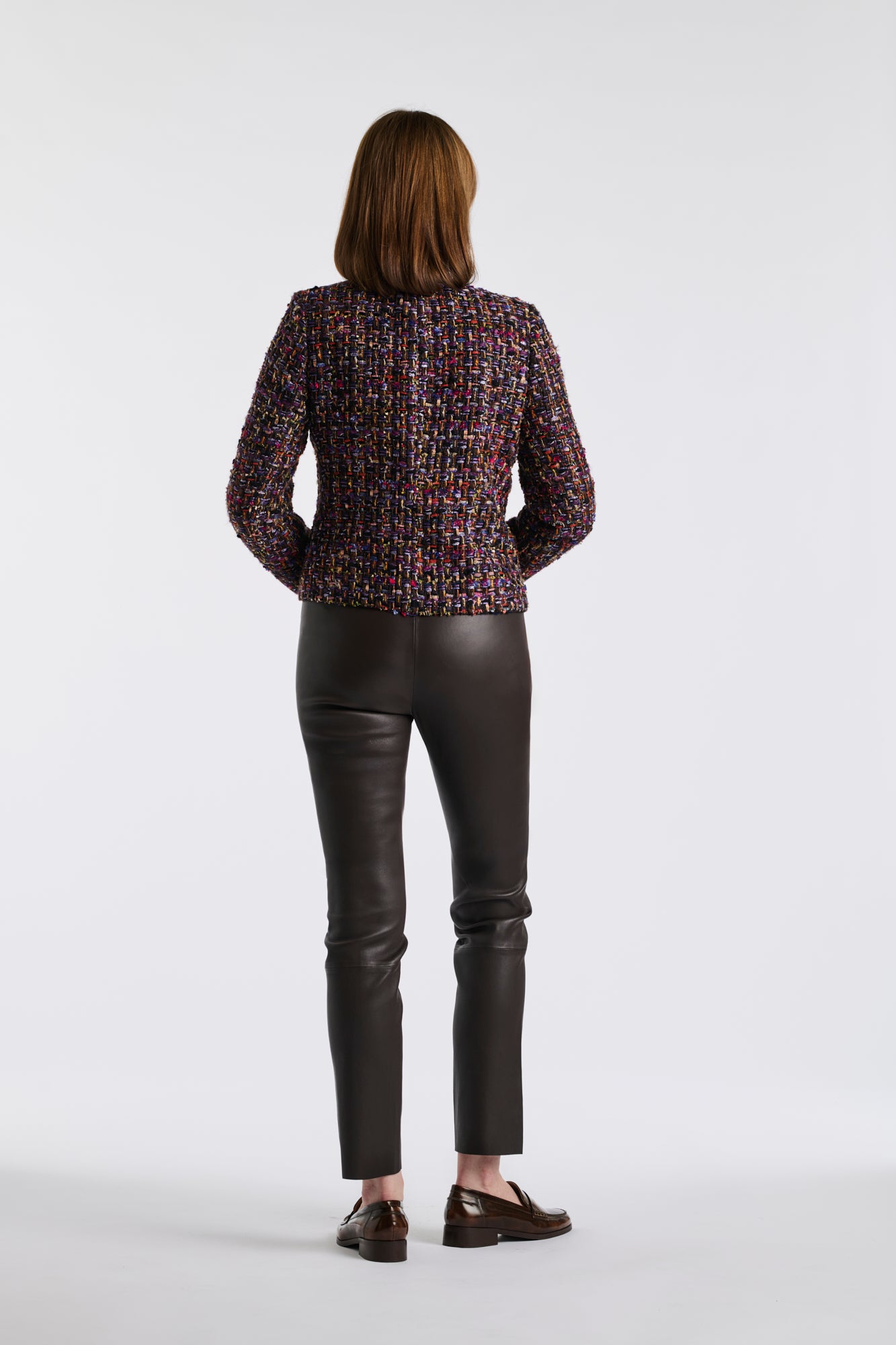 Veste en tweed multico