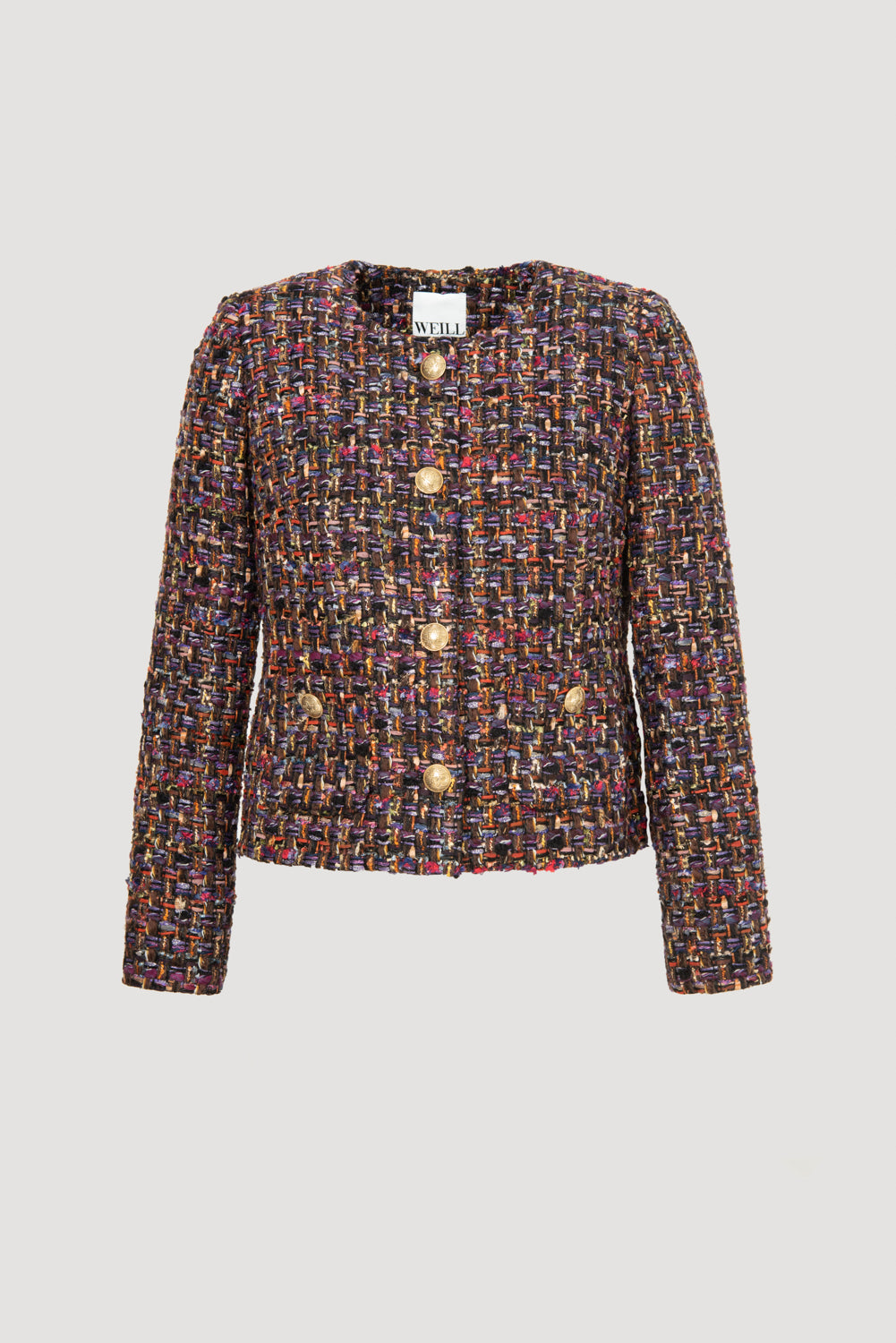 Veste en tweed multico