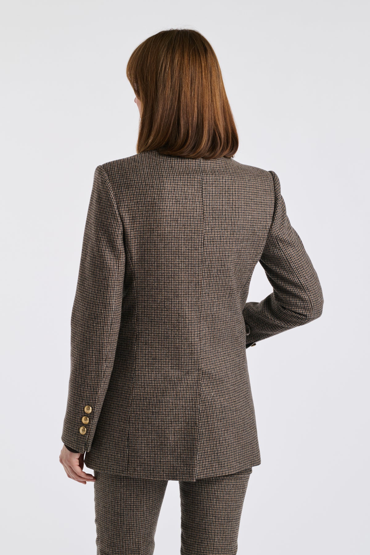 Blazer à carreaux