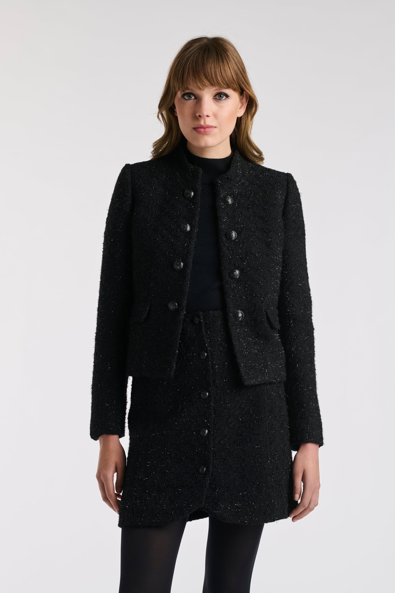 Veste en tweed esprit officier