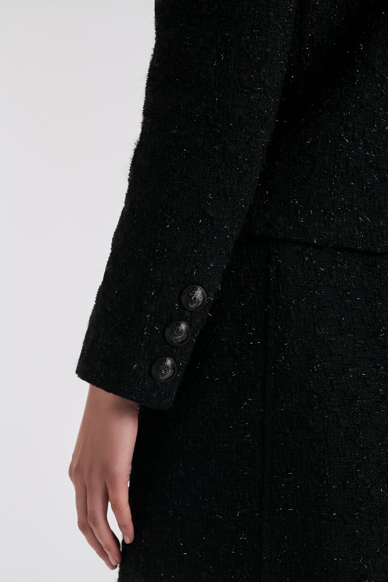 Veste en tweed esprit officier