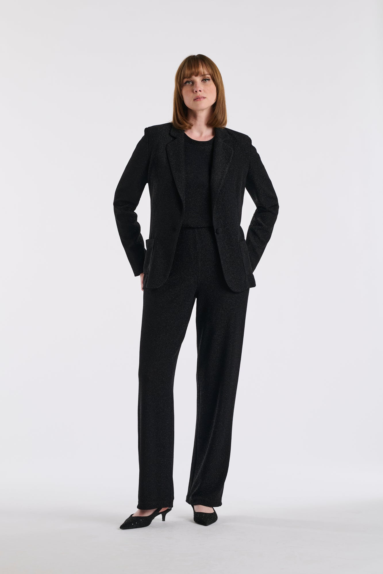 Blazer en jersey irisé