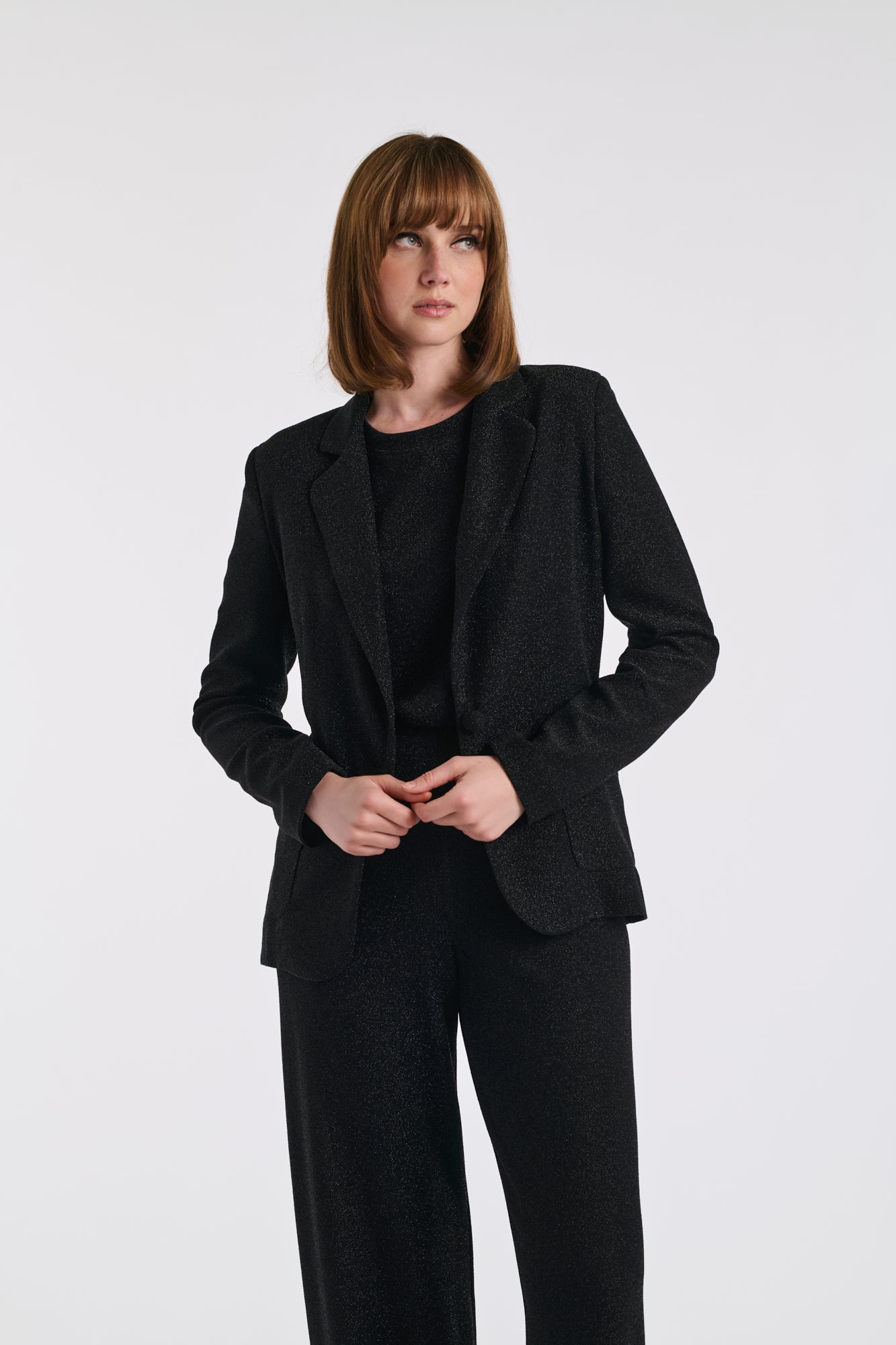 Blazer en jersey irisé