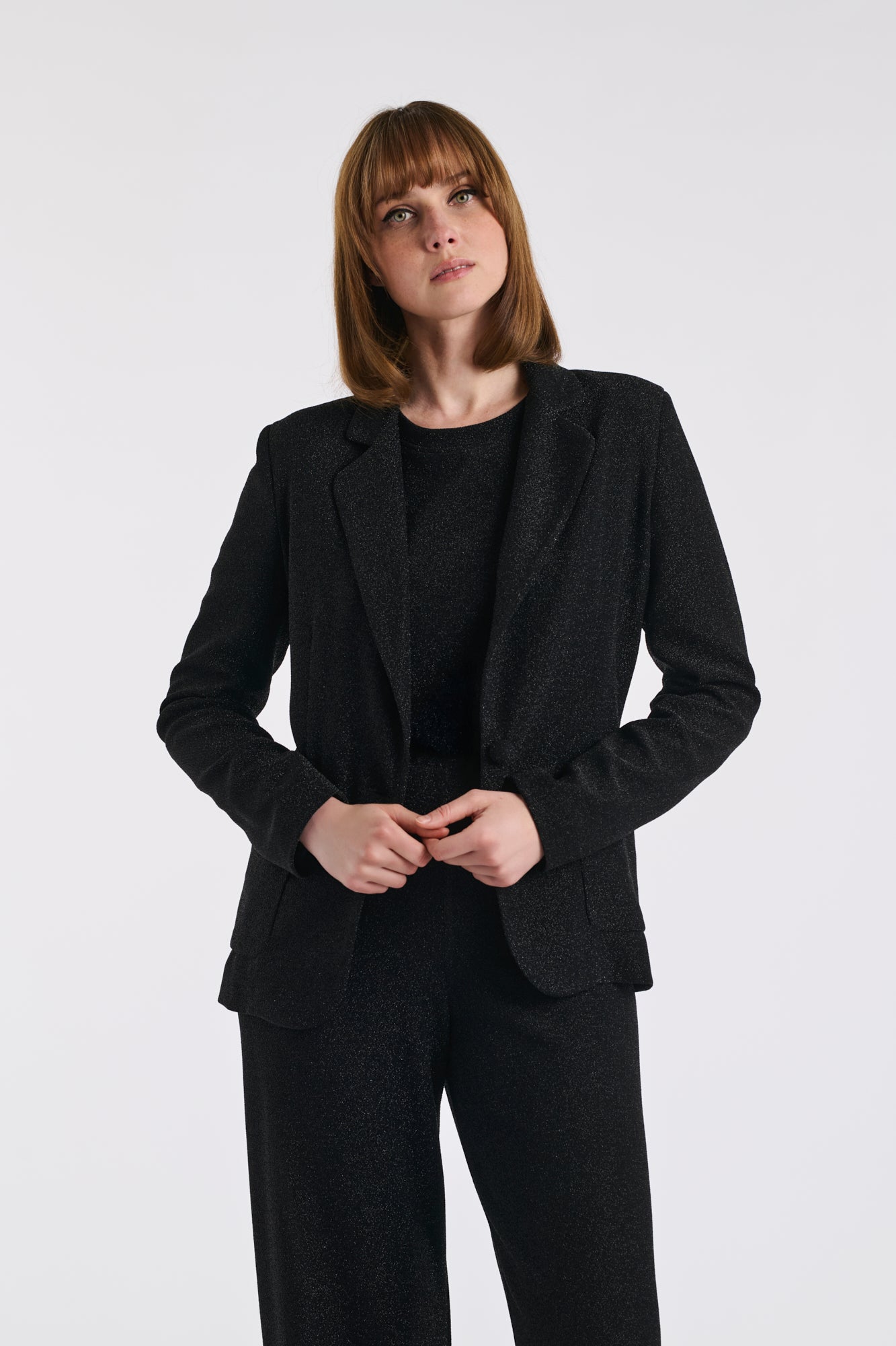 Blazer en jersey irisé