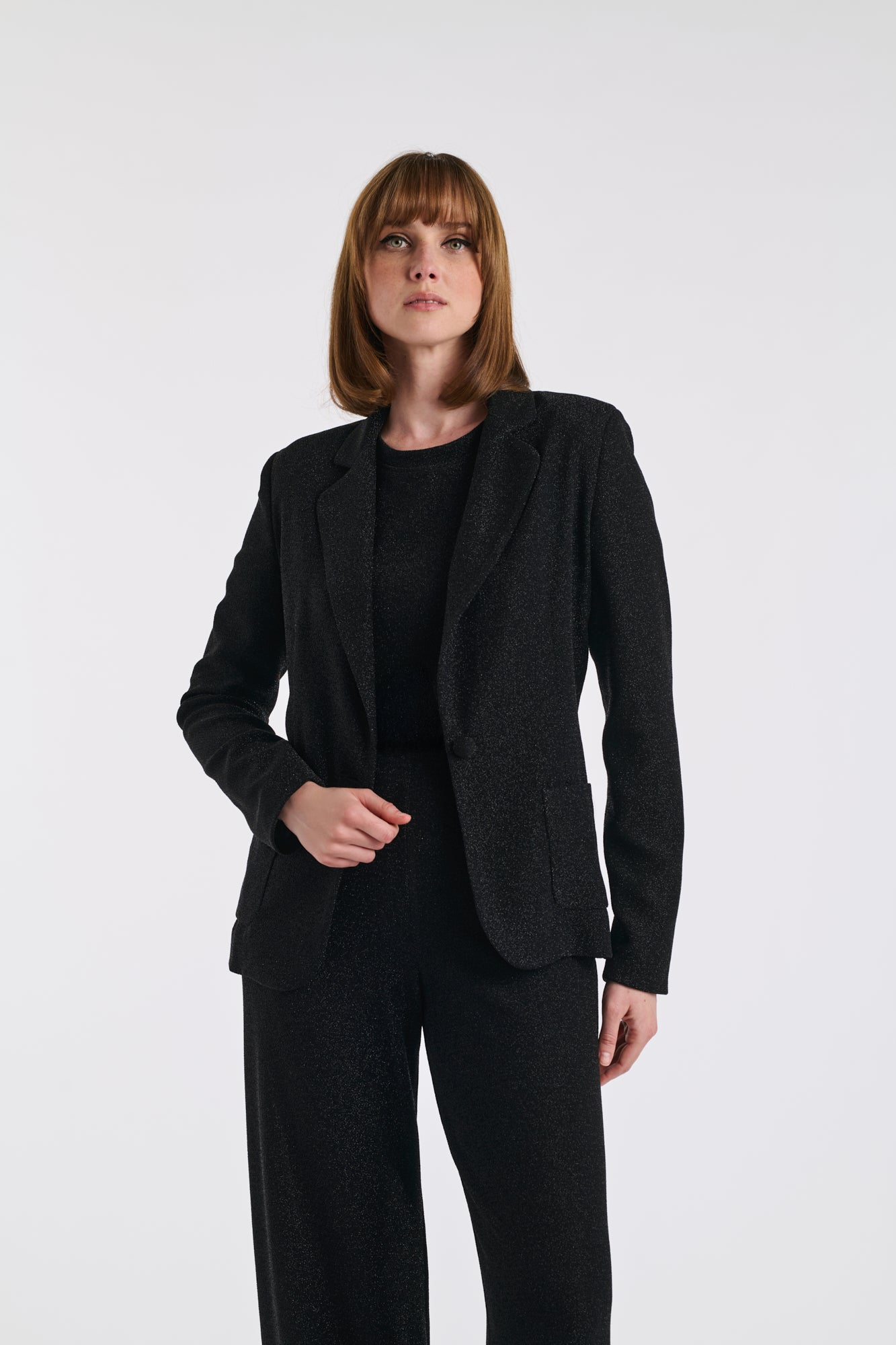 Blazer en jersey irisé